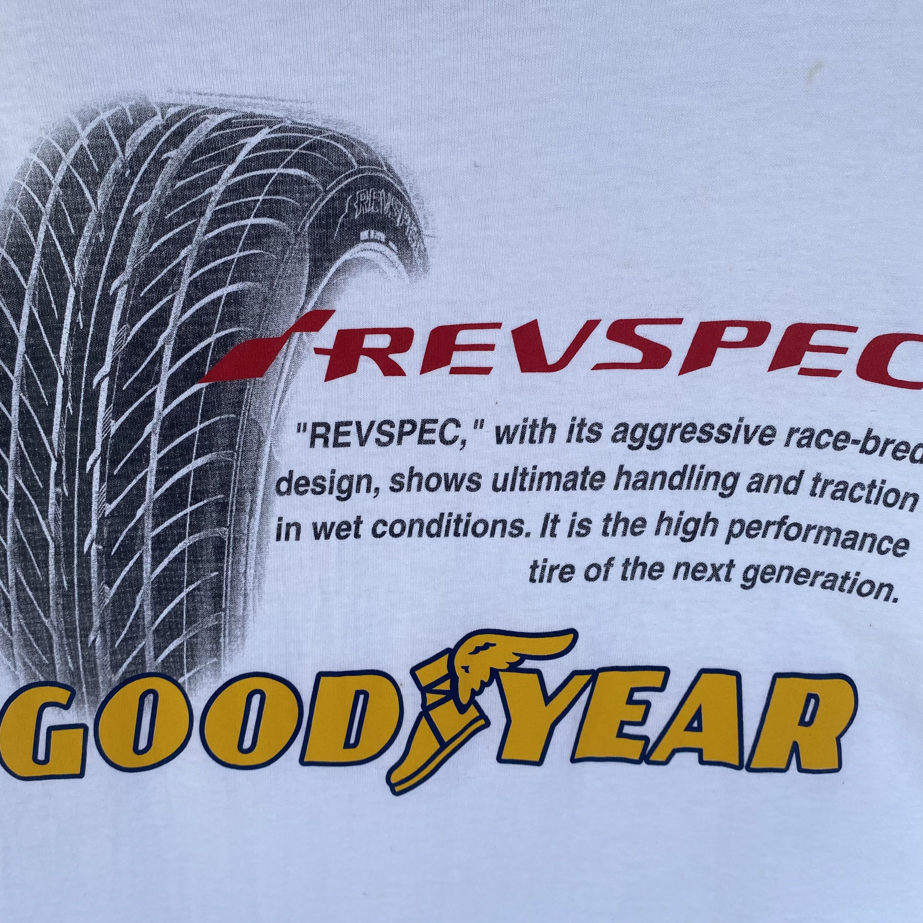 Vintage 💥VINTAGE GOOD YEAR tire Revspec tee shirt Size US L / EU 52-54 / 3 - 3 Thumbnail