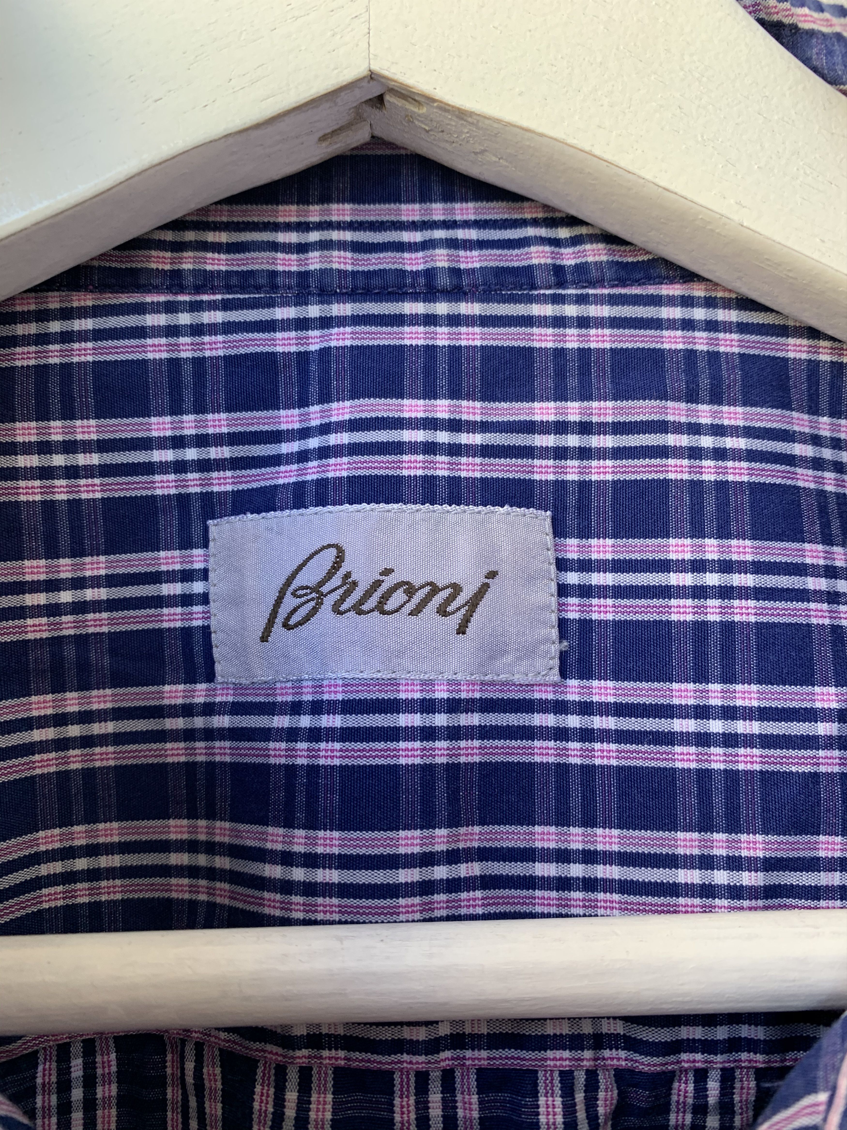 Brioni checked button up shirt Size US L / EU 52-54 / 3 - 3 Thumbnail