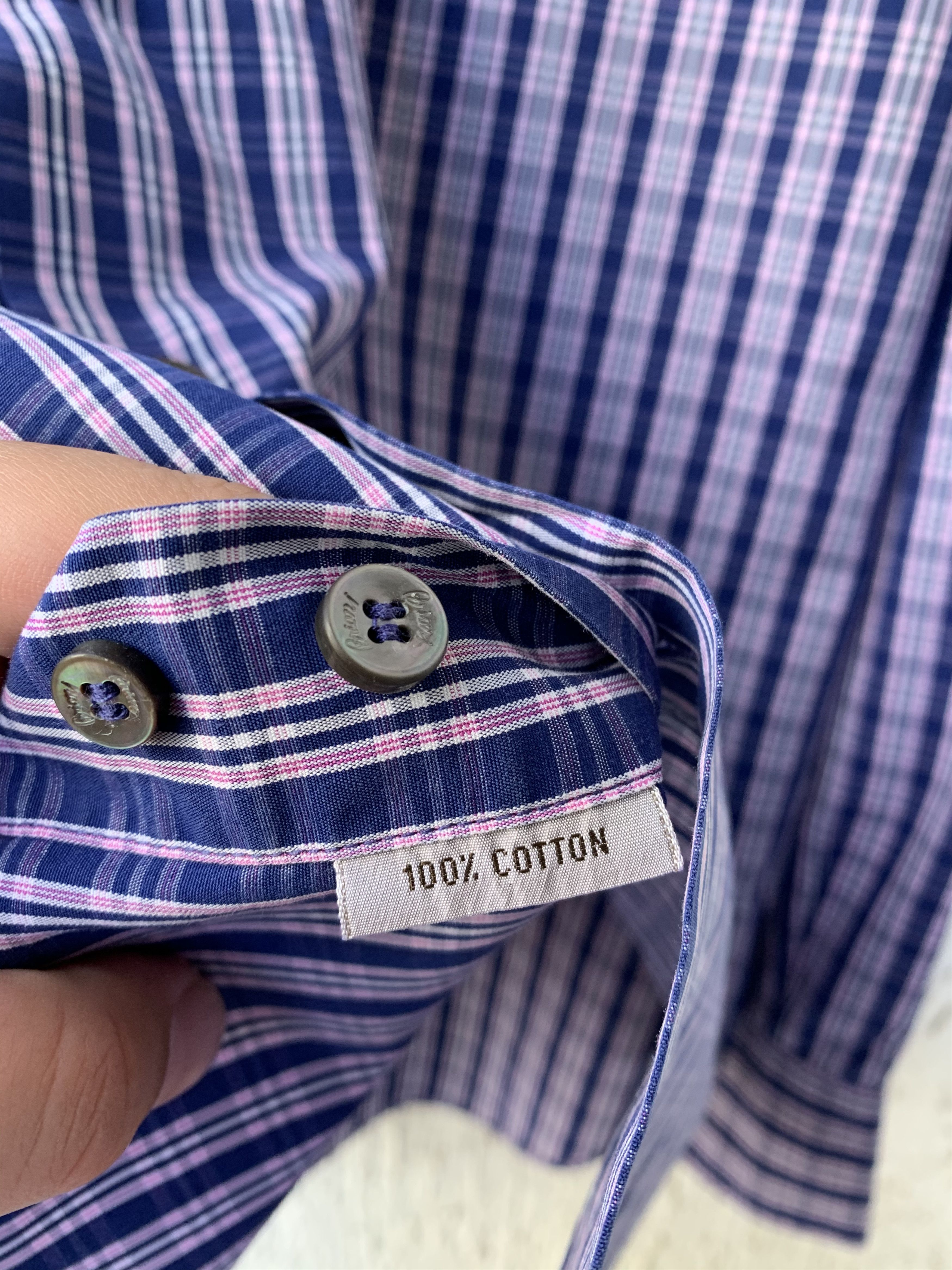 Brioni checked button up shirt Size US L / EU 52-54 / 3 - 5 Thumbnail