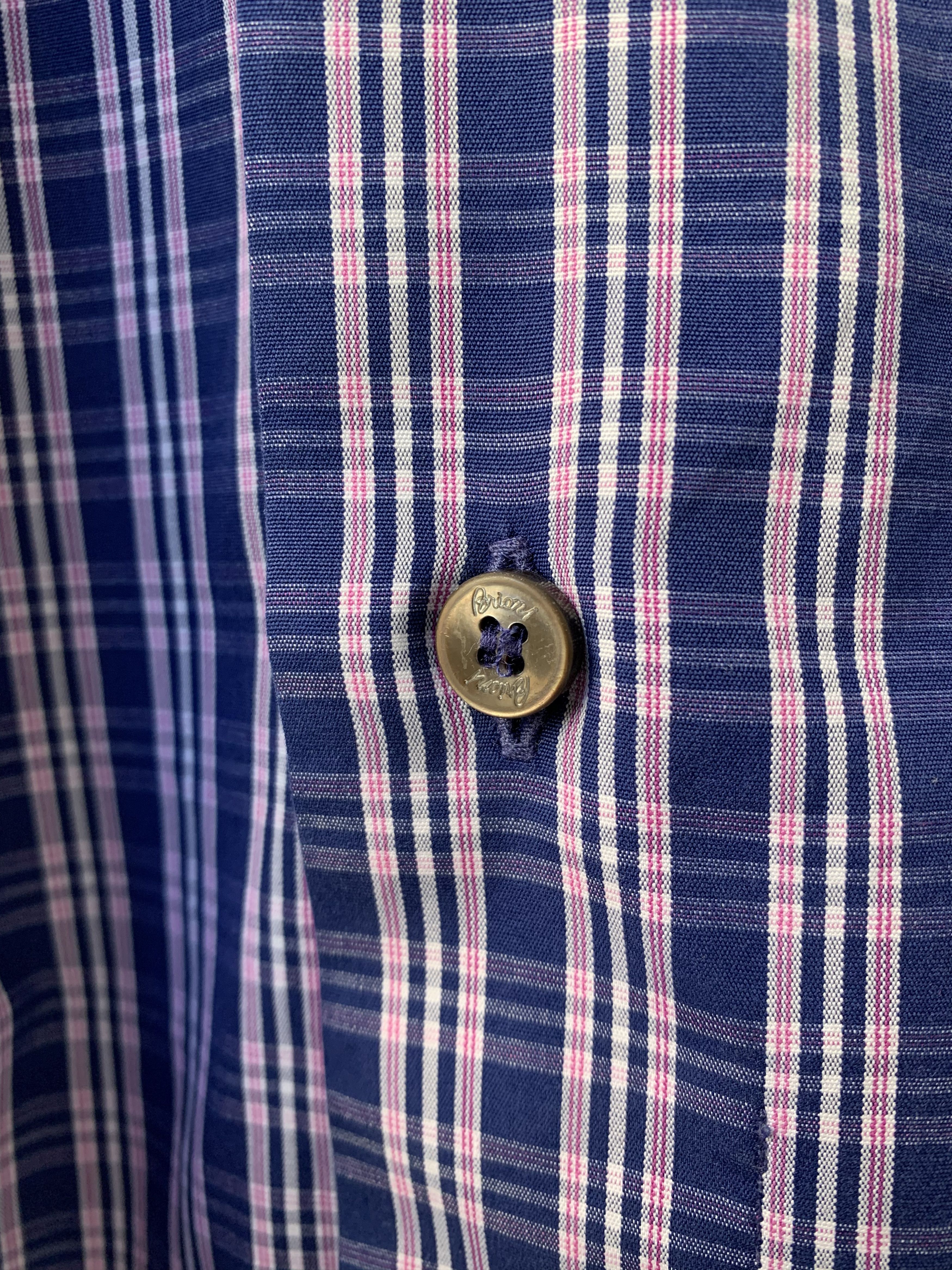 Brioni checked button up shirt Size US L / EU 52-54 / 3 - 4 Thumbnail