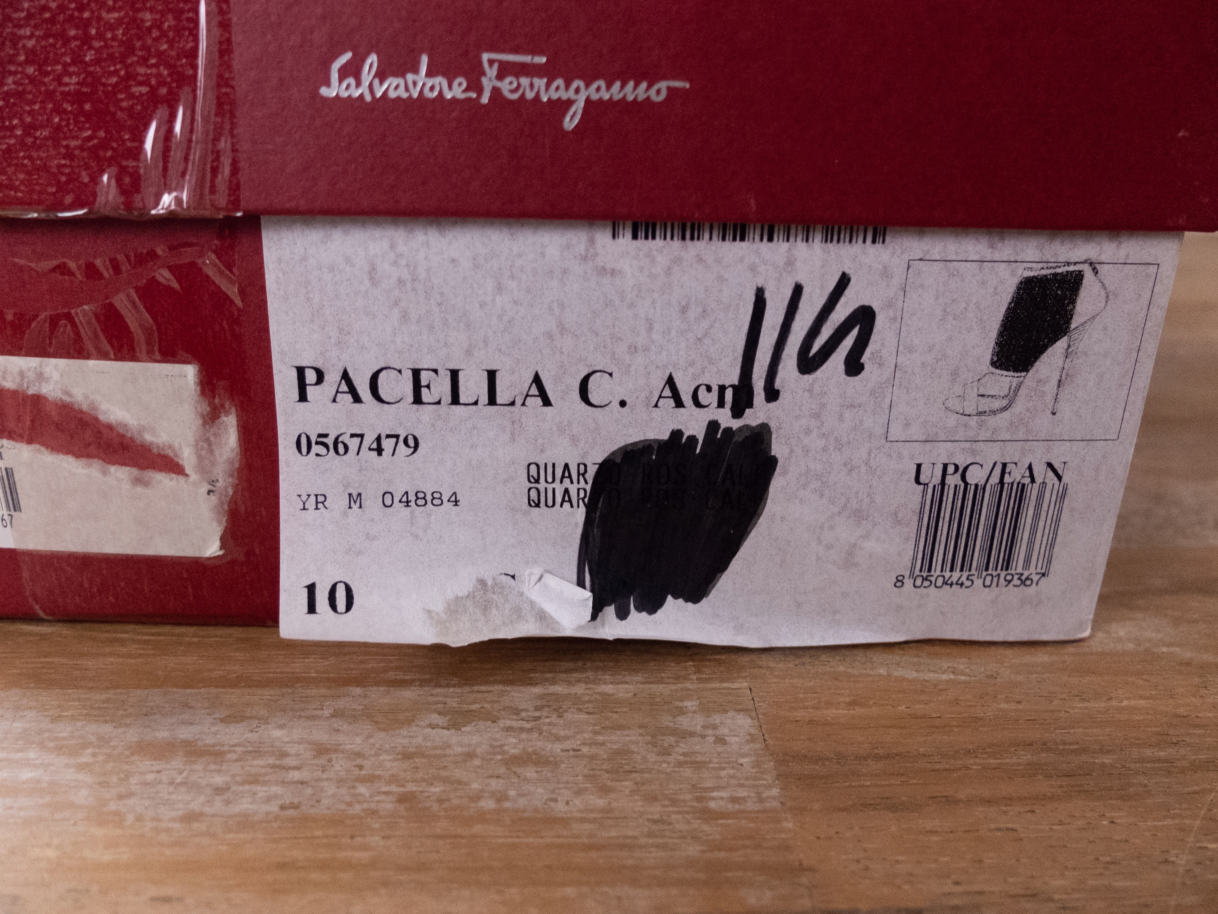 Salvatore Ferragamo SALVATORE FERRAGAMO Pacella nude laser bootie sandals shoes Size US 10 / IT 40 - 9 Thumbnail
