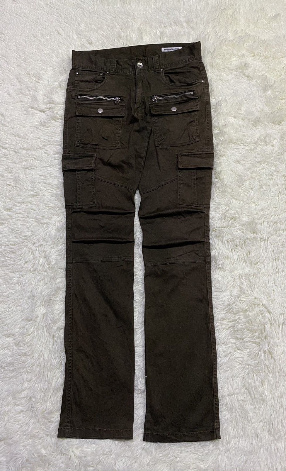 Designer × Japanese Brand Semantic Design Multipockets Cargo Military Tactical Pants Size US 28 / EU 44 - 6 Thumbnail