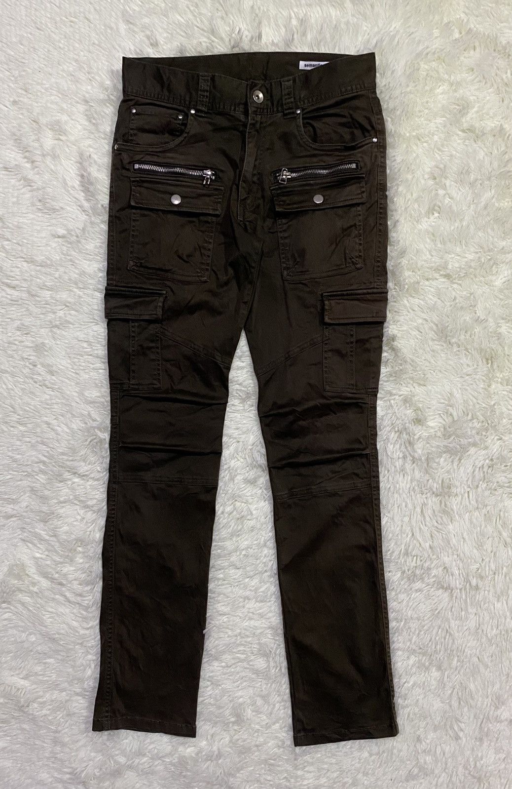 Designer × Japanese Brand Semantic Design Multipockets Cargo Military Tactical Pants Size US 28 / EU 44 - 1 Thumbnail