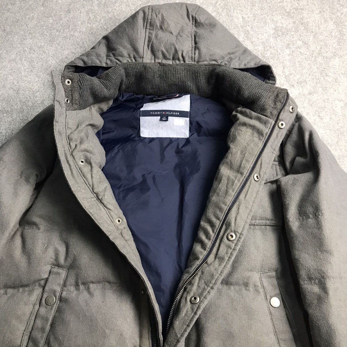 Tommy Hilfiger 💥TOMMY HILFIGER WOOL PUFFER JACKET Size US L / EU 52-54 / 3 - 5 Thumbnail