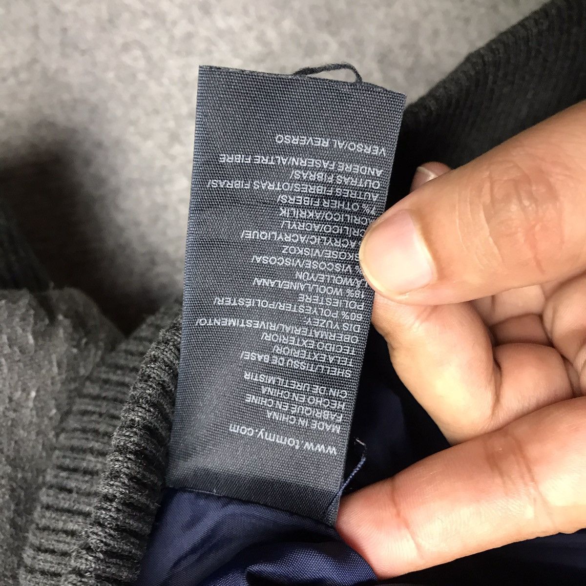 Tommy Hilfiger 💥TOMMY HILFIGER WOOL PUFFER JACKET Size US L / EU 52-54 / 3 - 12 Thumbnail