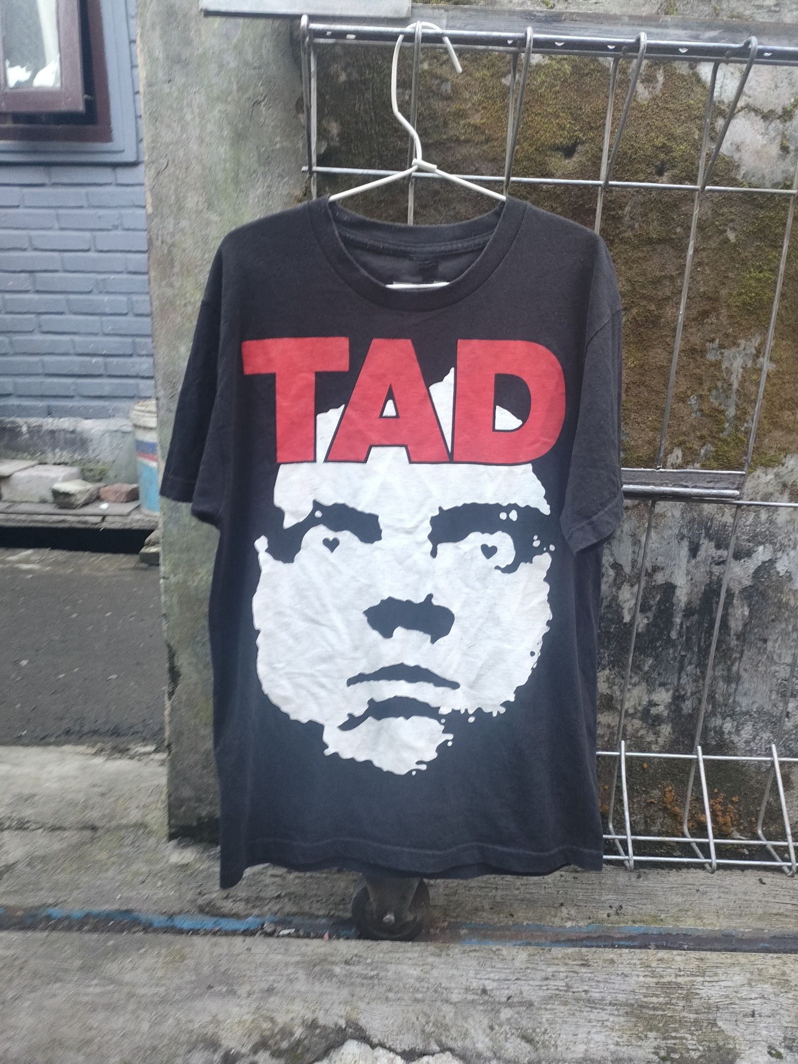 image of Band Tees x Vintage Tad - Grunge - Thomas A Doyle in Black, Men's (Size Medium)