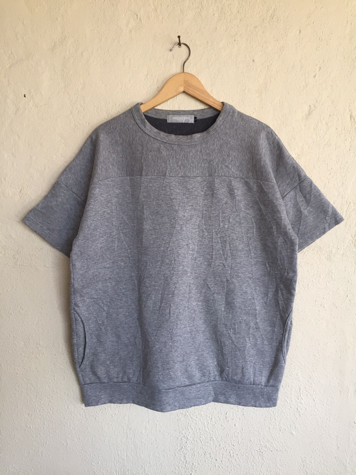 Japanese Brand LAST DROP#OverTheStripes ShortSleeve Sweatshirt Made InJapan Size US L / EU 52-54 / 3 - 1 Thumbnail