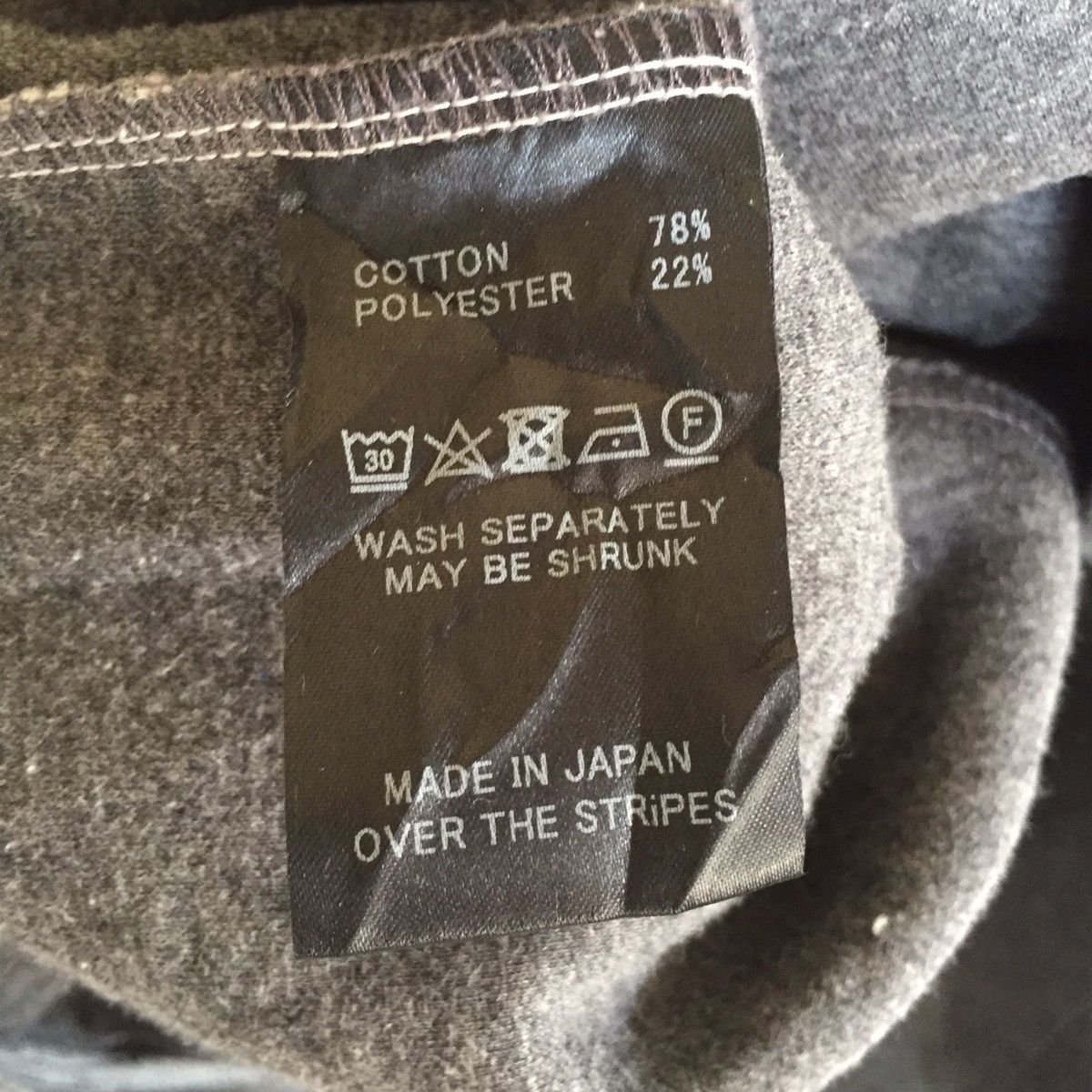 Japanese Brand LAST DROP#OverTheStripes ShortSleeve Sweatshirt Made InJapan Size US L / EU 52-54 / 3 - 4 Thumbnail