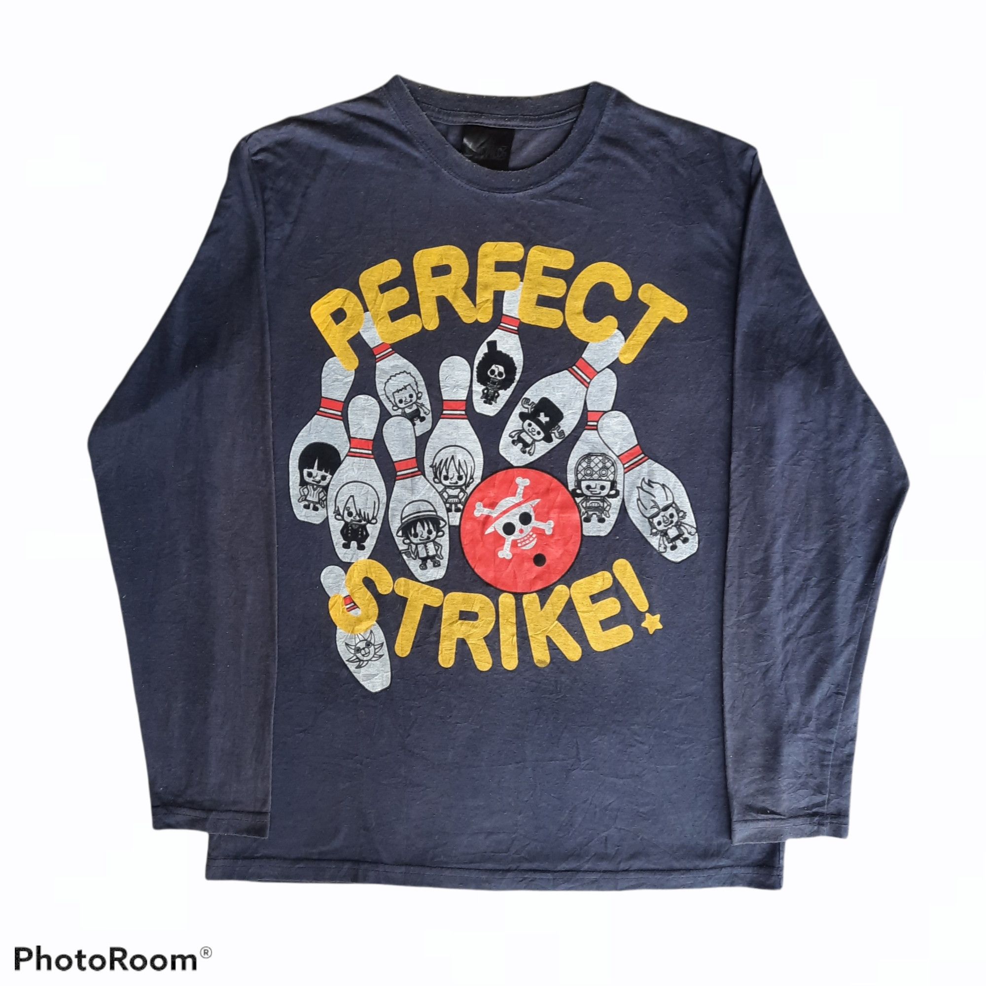 Anime 🔥One piece perfect strike! Anime cartoon long sleeve tshirt Size US S / EU 44-46 / 1 - 1 Thumbnail