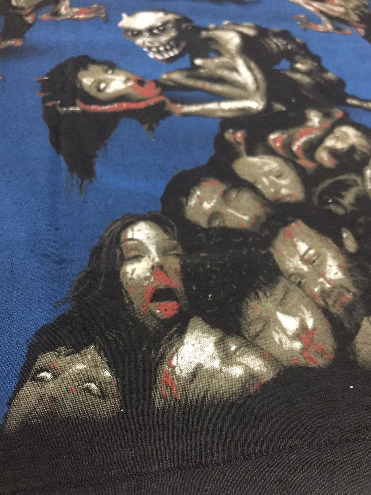 Band Tees × Vintage RARE! NOS! Vintage 90s SEPULTURA Metal Band Tee Shirt Size US L / EU 52-54 / 3 - 6 Thumbnail