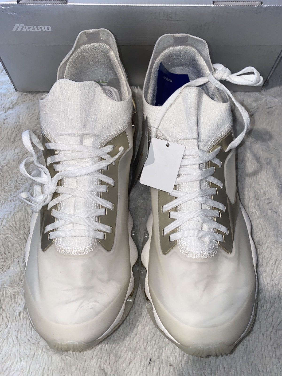 Club Sorayama Mizuno X Sorayama wave prophecy champagne gold Size US 11 / EU 44 - 4 Thumbnail
