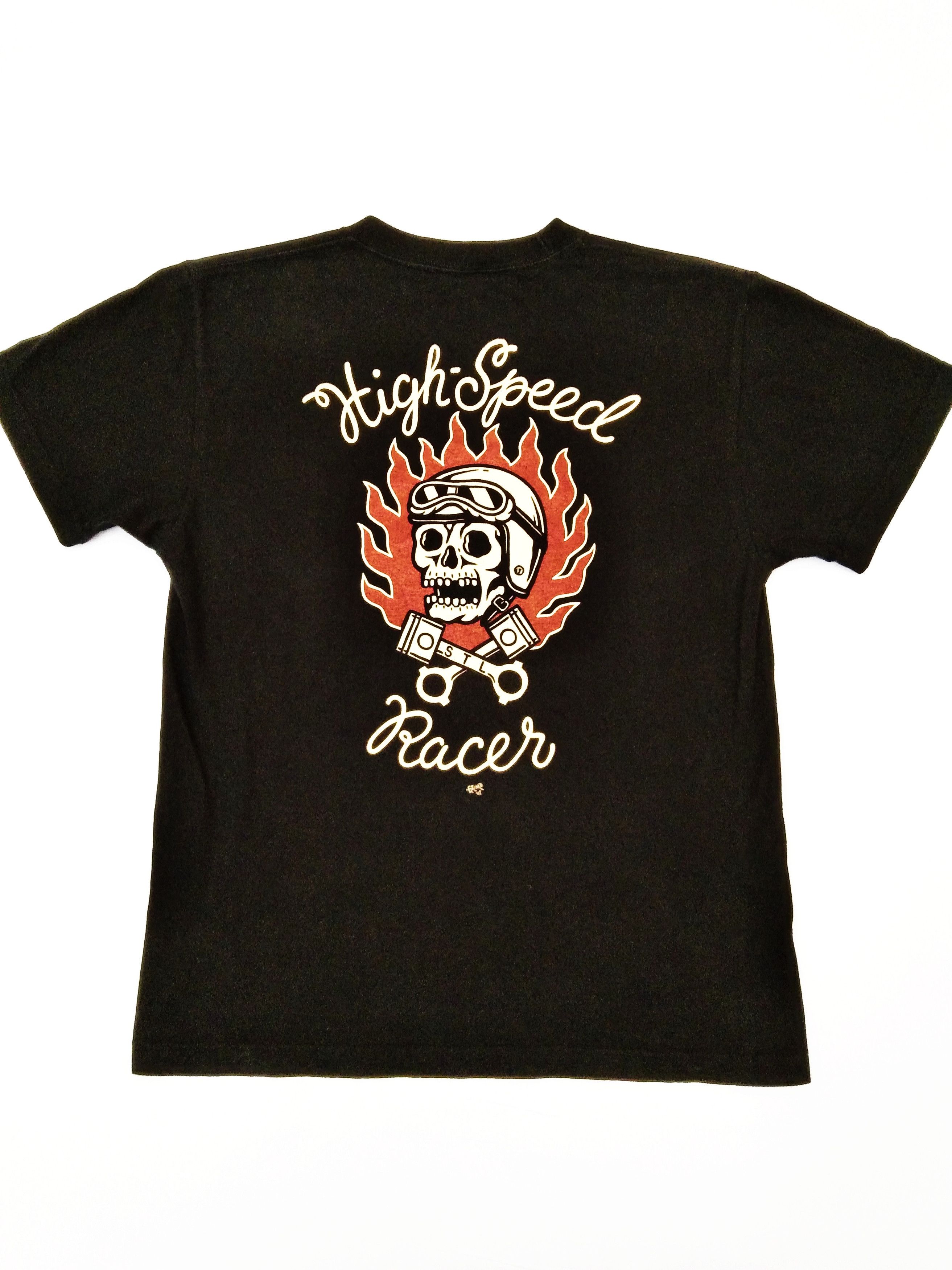 Japanese Brand × Vintage Steel Hot Rod Wear High Speed Racer Black T Shirt Size US M / EU 48-50 / 2 - 1 Thumbnail
