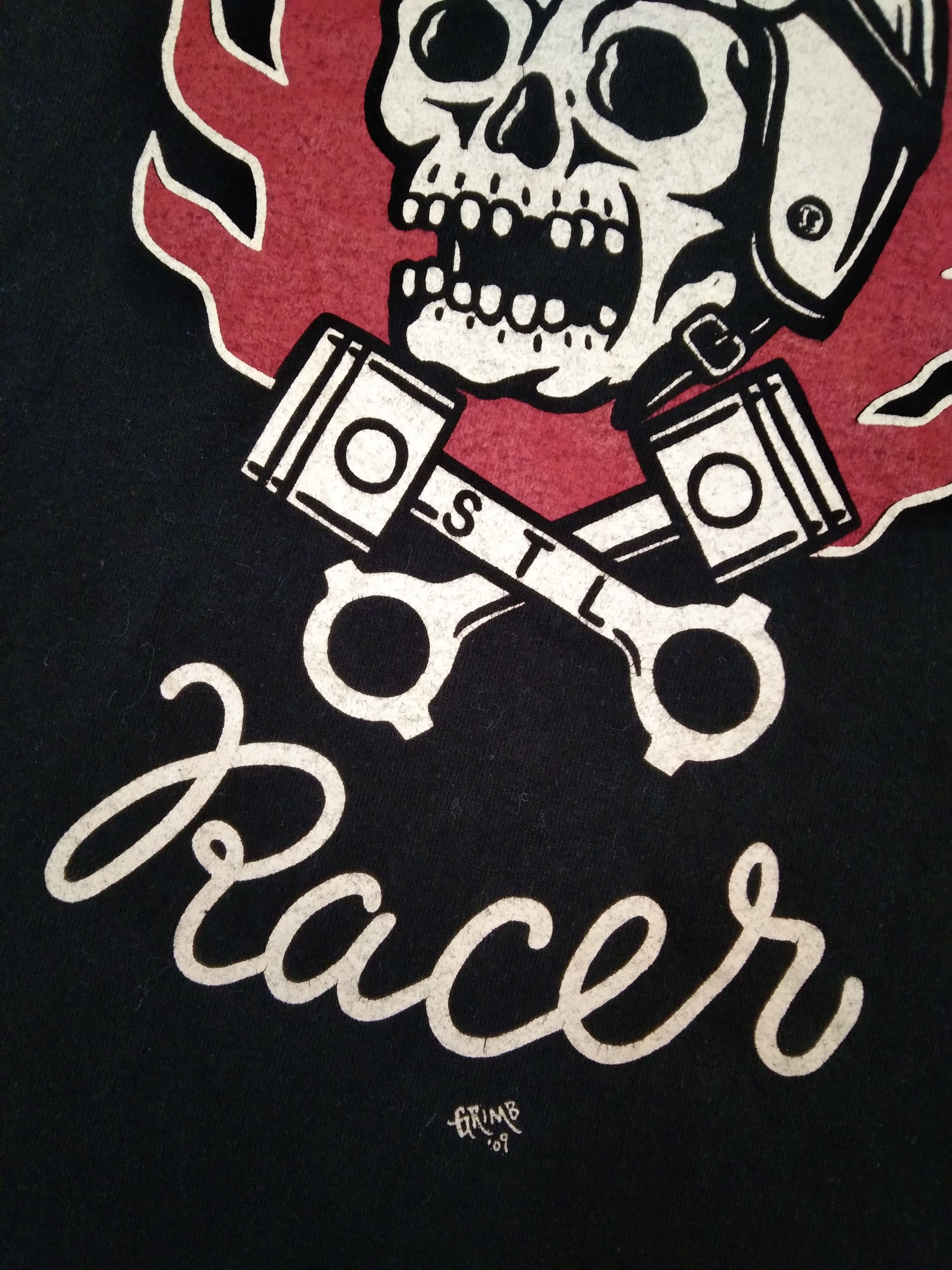 Japanese Brand × Vintage Steel Hot Rod Wear High Speed Racer Black T Shirt Size US M / EU 48-50 / 2 - 2 Thumbnail