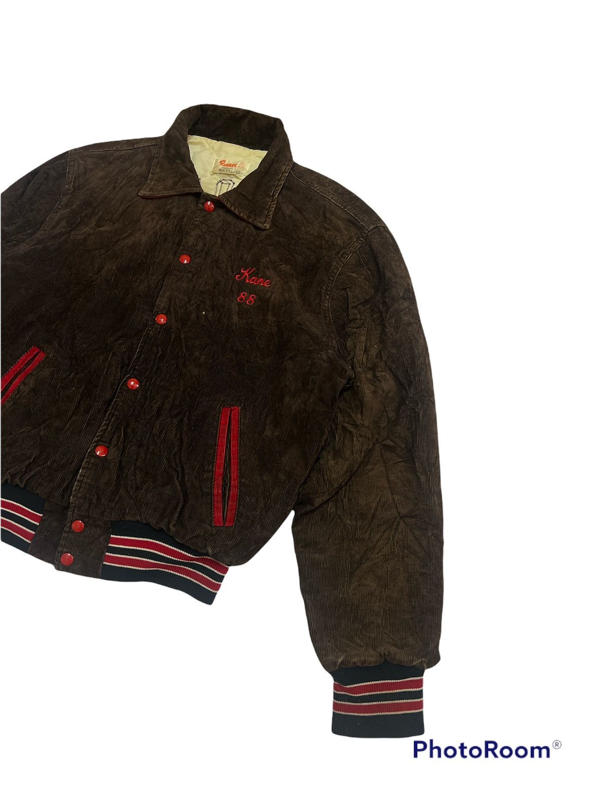 Vintage Vintage 80’s Log College Rennoe Varsity Corduroy Size US M / EU 48-50 / 2 - 3 Thumbnail