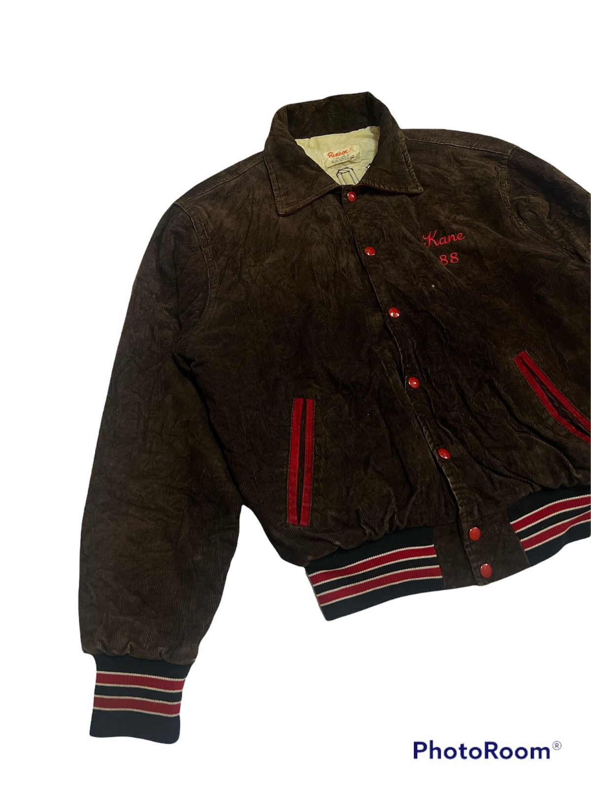 Vintage Vintage 80’s Log College Rennoe Varsity Corduroy Size US M / EU 48-50 / 2 - 4 Thumbnail