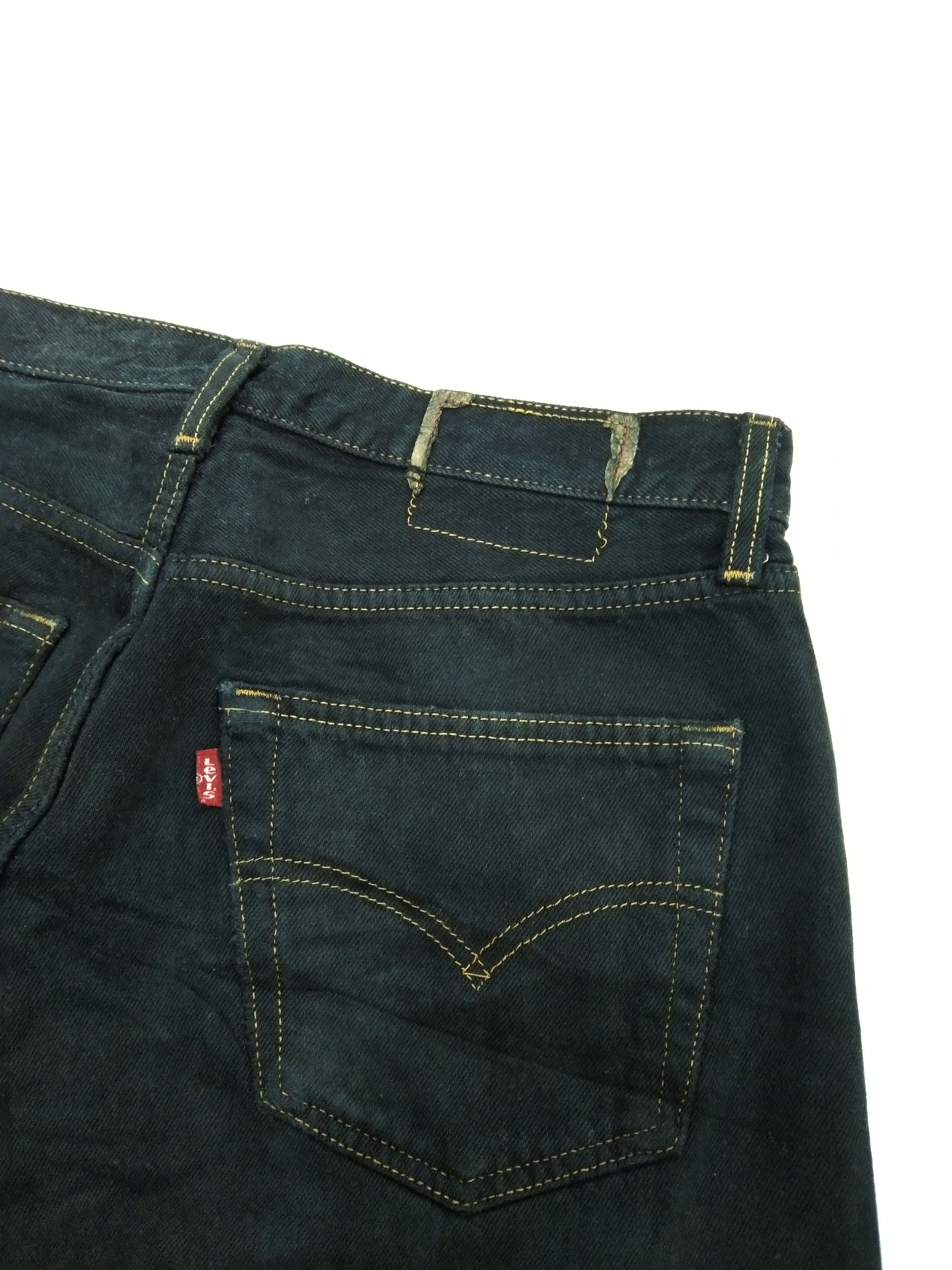 Levi's Y2k Vintage Levi's 501 Black Straight Leg Jeans 32x30 Size US 32 / EU 48 - 3 Thumbnail