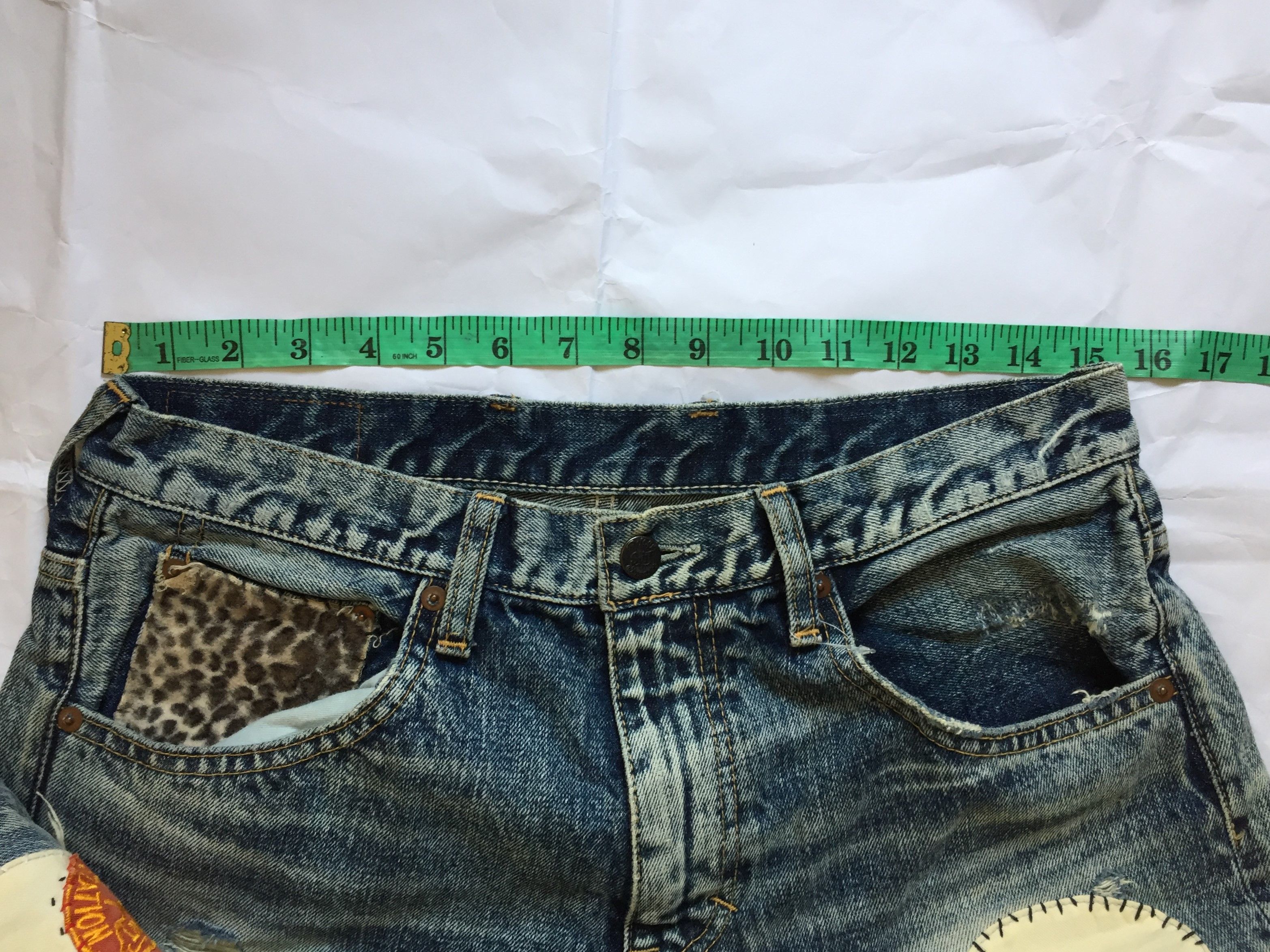 Japanese Brand RNA Pre DNA patchwork distressed pants kapital boro Size US 30 / EU 46 - 14 Thumbnail