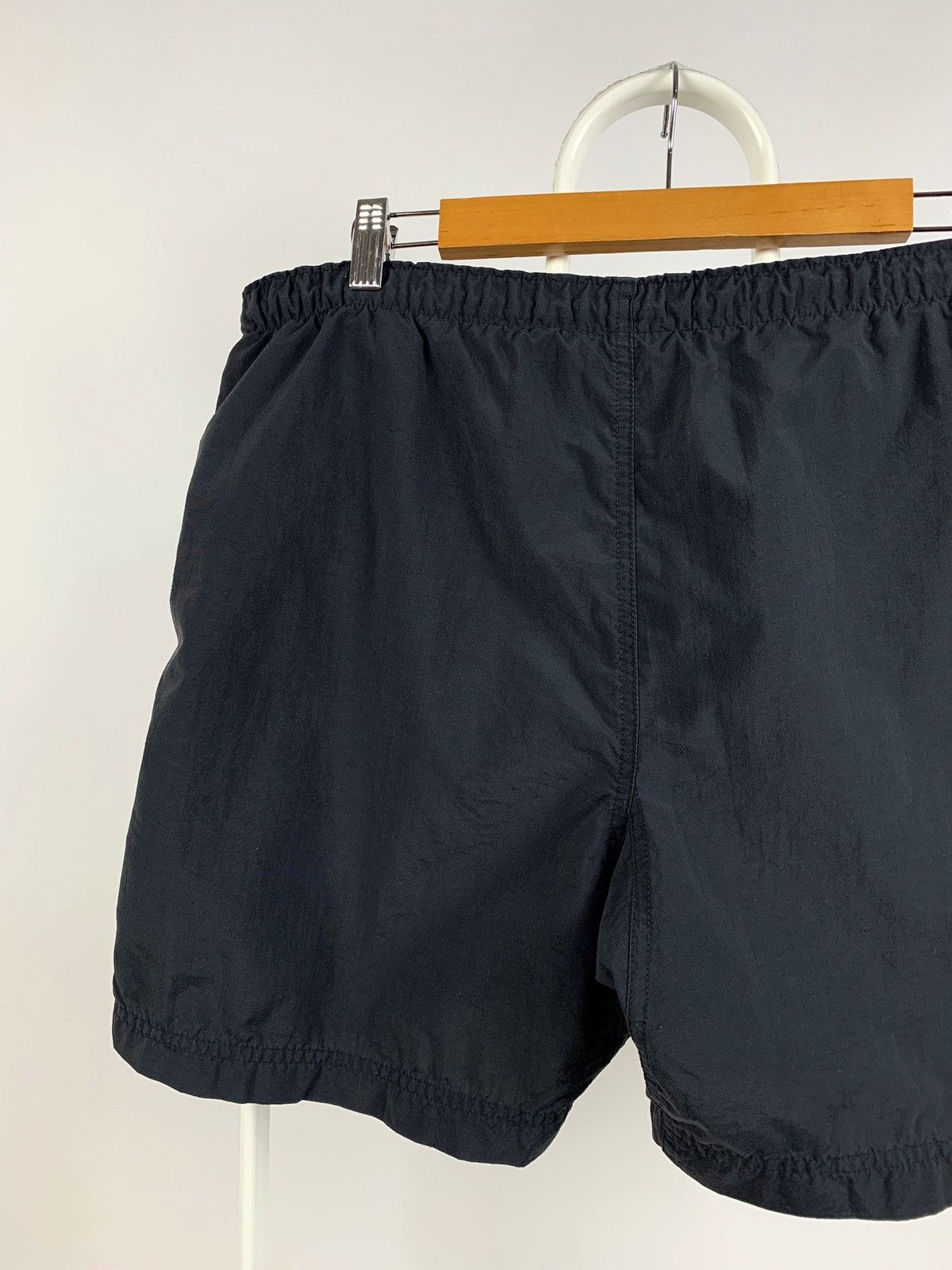 Nike 90s Vintage Nike Borussia Dortmund Black Nylon Shorts Size US 32 / EU 48 - 7 Thumbnail