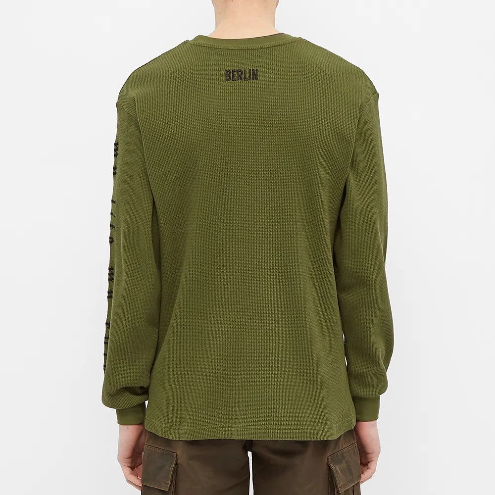 032c KT25 - 032c Olive Long Sleeve Arm Embroidered T-Shirt Size US M / EU 48-50 / 2 - 3 Thumbnail