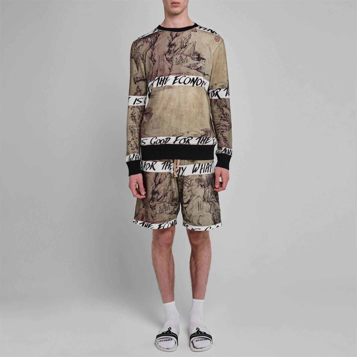 - Vivienne Westwood Economy Graphic Print Sweatshirt