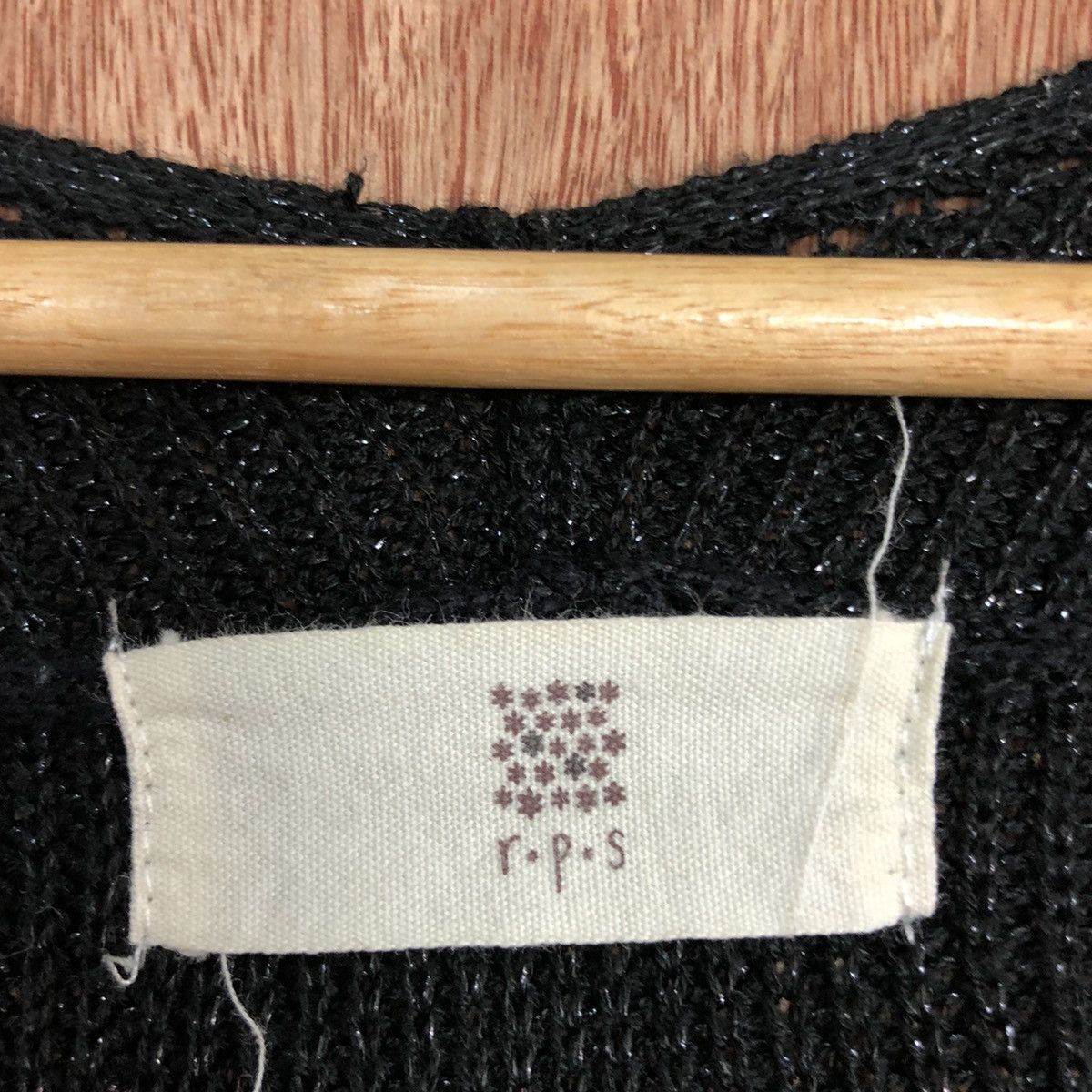 Japanese Brand × Other DL R.P.S Black KNitwear japan #c735 Size US M / EU 48-50 / 2 - 10 Thumbnail