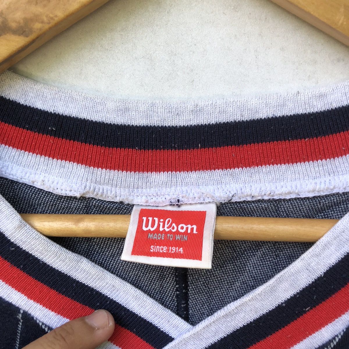 NBA × Wilson Vintage USA Wilson Chicago Pullover Size US L / EU 52-54 / 3 - 5 Thumbnail