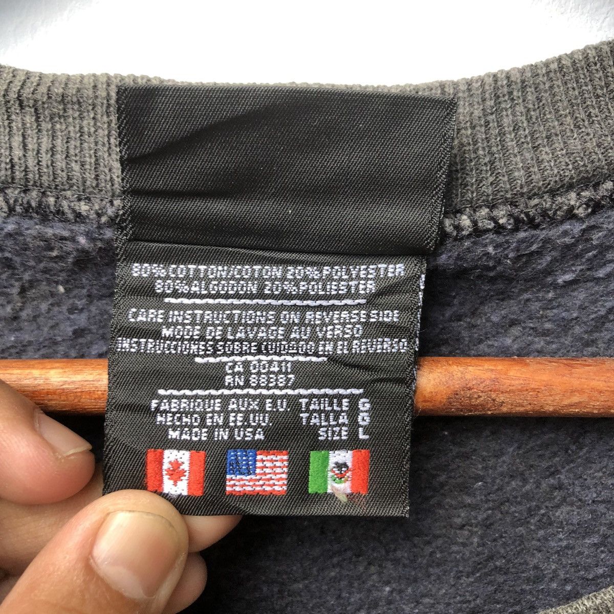 Adidas Vintage Adidas Trefoil Crewneck Size US L / EU 52-54 / 3 - 4 Thumbnail
