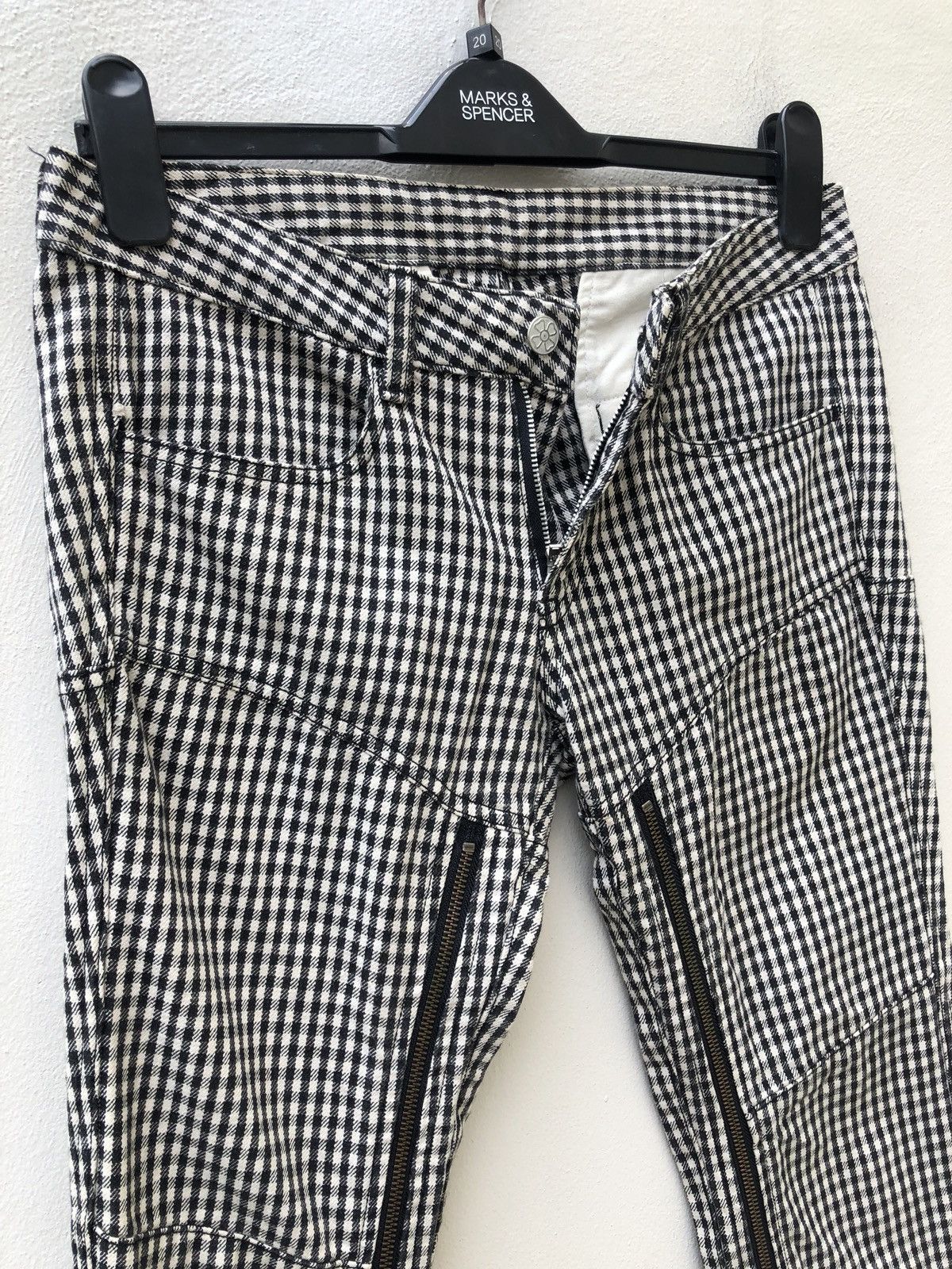 Vintage Vintage Ozone Rocks Japan Checks Expandable Leg Pant Size US 29 - 11 Thumbnail