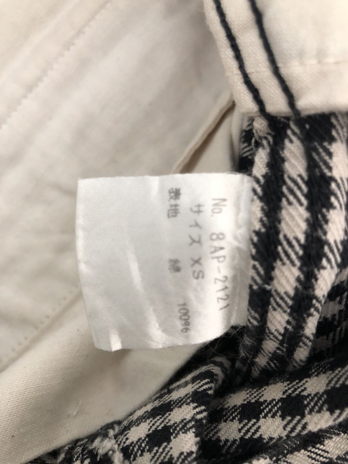 Vintage Vintage Ozone Rocks Japan Checks Expandable Leg Pant Size US 29 - 19 Thumbnail