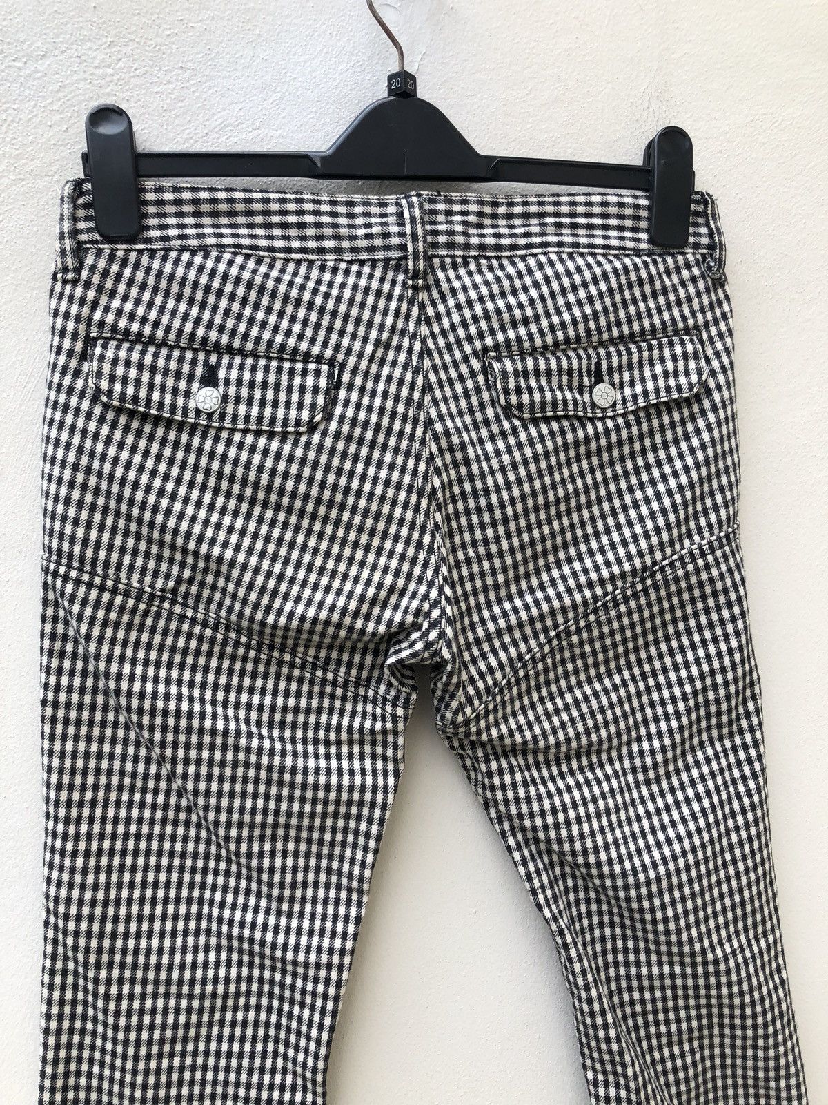 Vintage Vintage Ozone Rocks Japan Checks Expandable Leg Pant Size US 29 - 16 Thumbnail