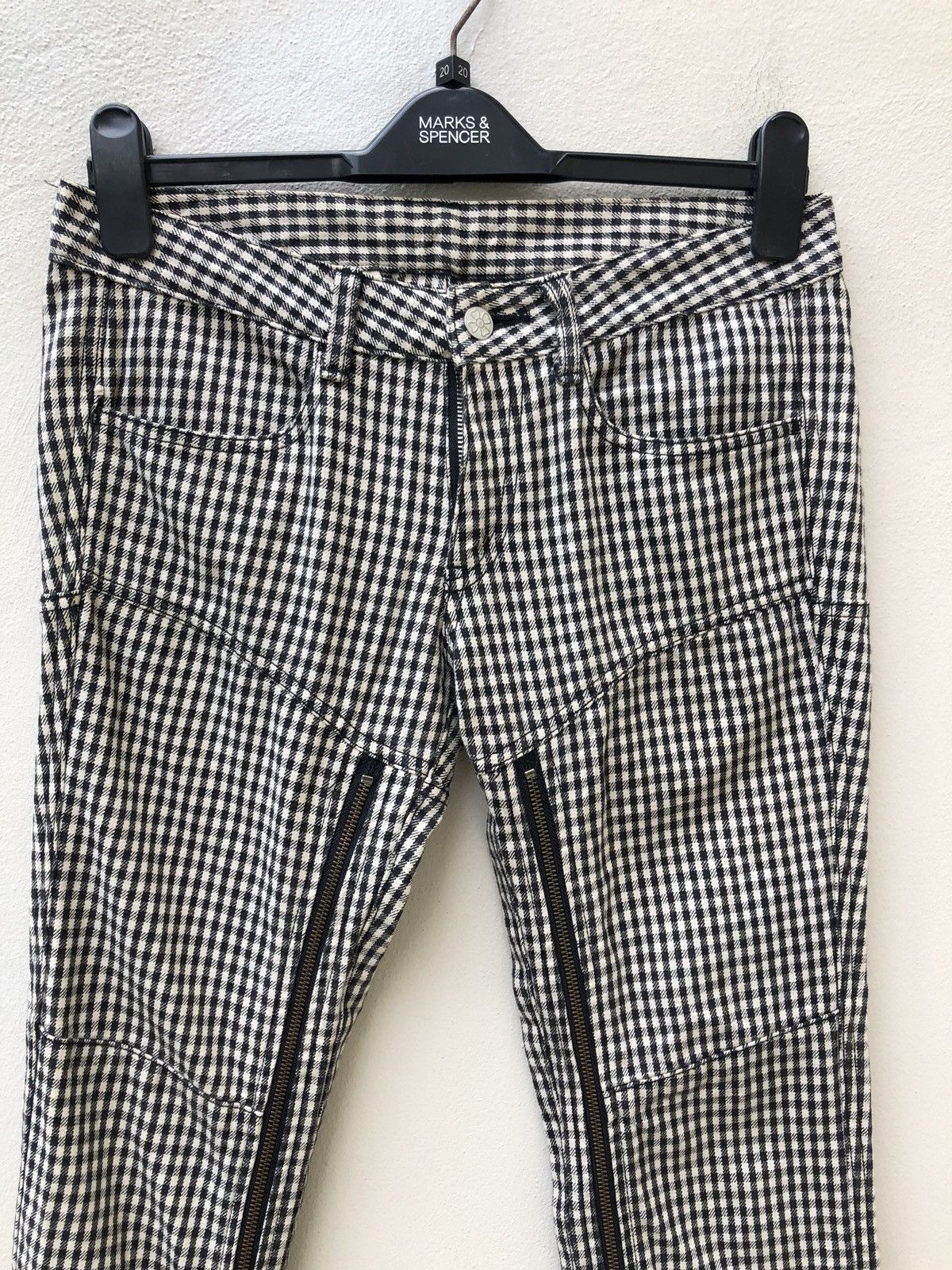 Vintage Vintage Ozone Rocks Japan Checks Expandable Leg Pant Size US 29 - 9 Thumbnail