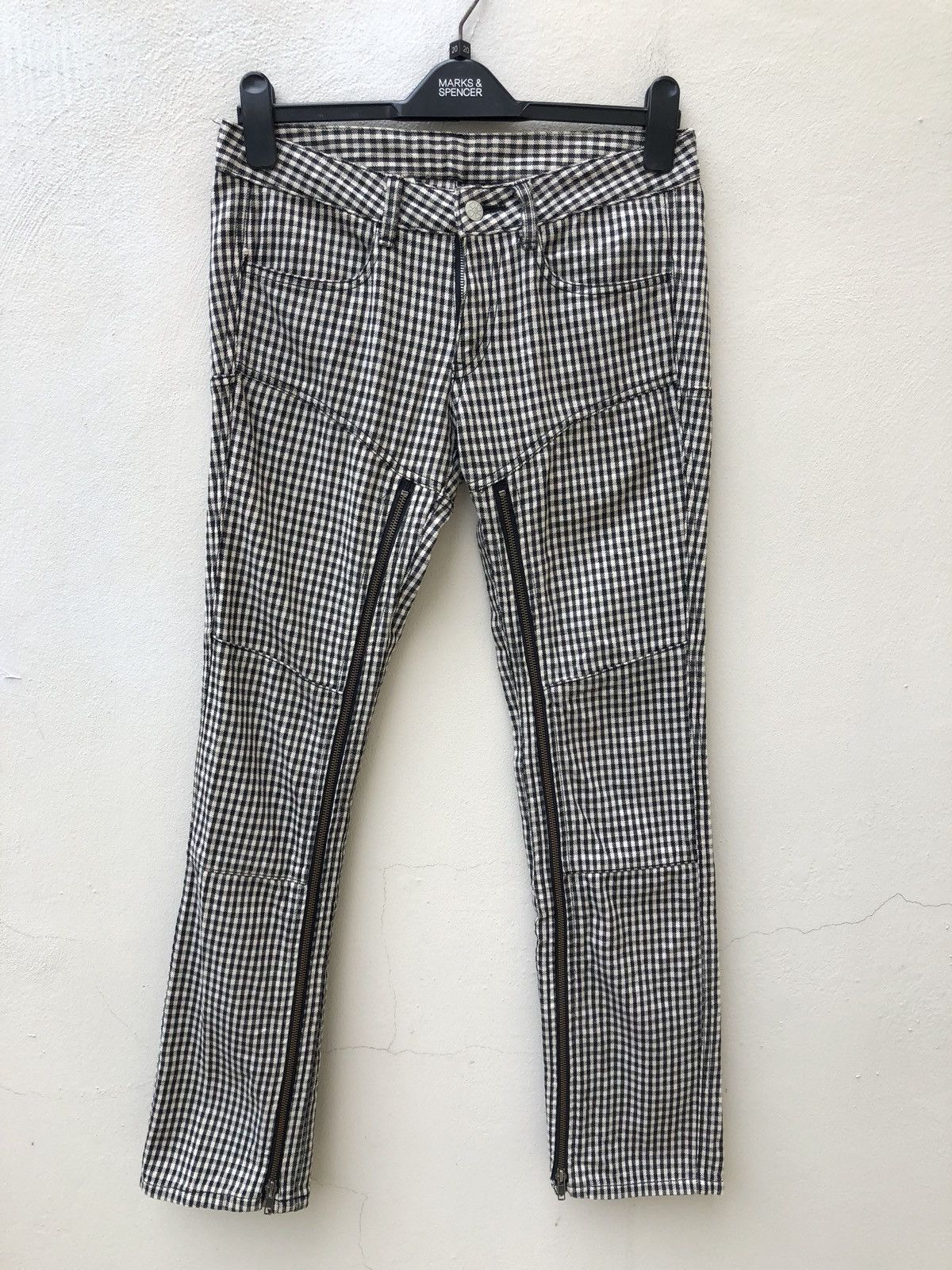 Vintage Vintage Ozone Rocks Japan Checks Expandable Leg Pant Size US 29 - 8 Thumbnail