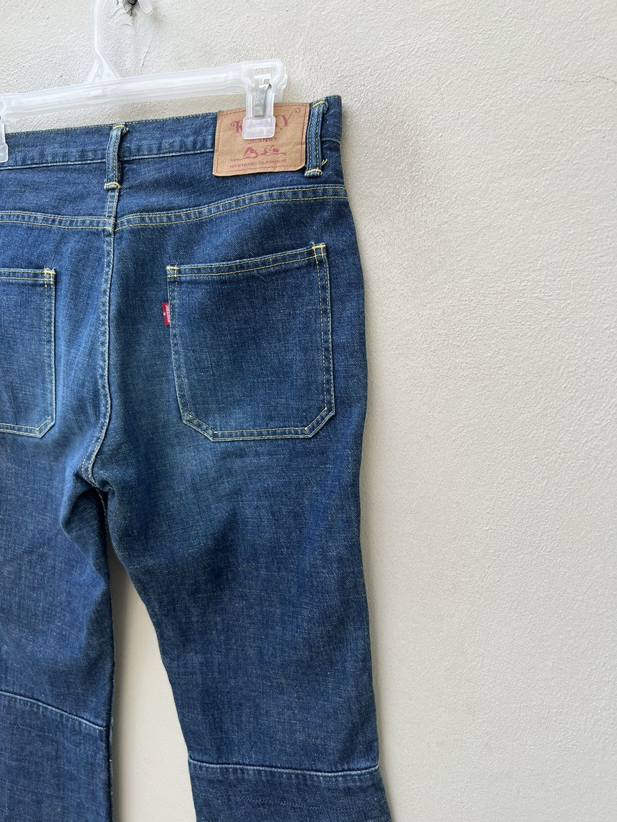 Hysteric Glamour Vintage HG Front Pockets Patchworks Legs Cropped Denim Size US 29 - 16 Thumbnail