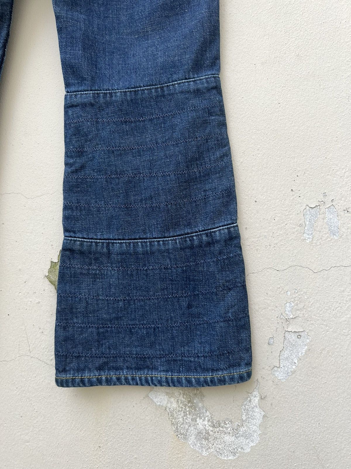 Hysteric Glamour Vintage HG Front Pockets Patchworks Legs Cropped Denim Size US 29 - 18 Thumbnail