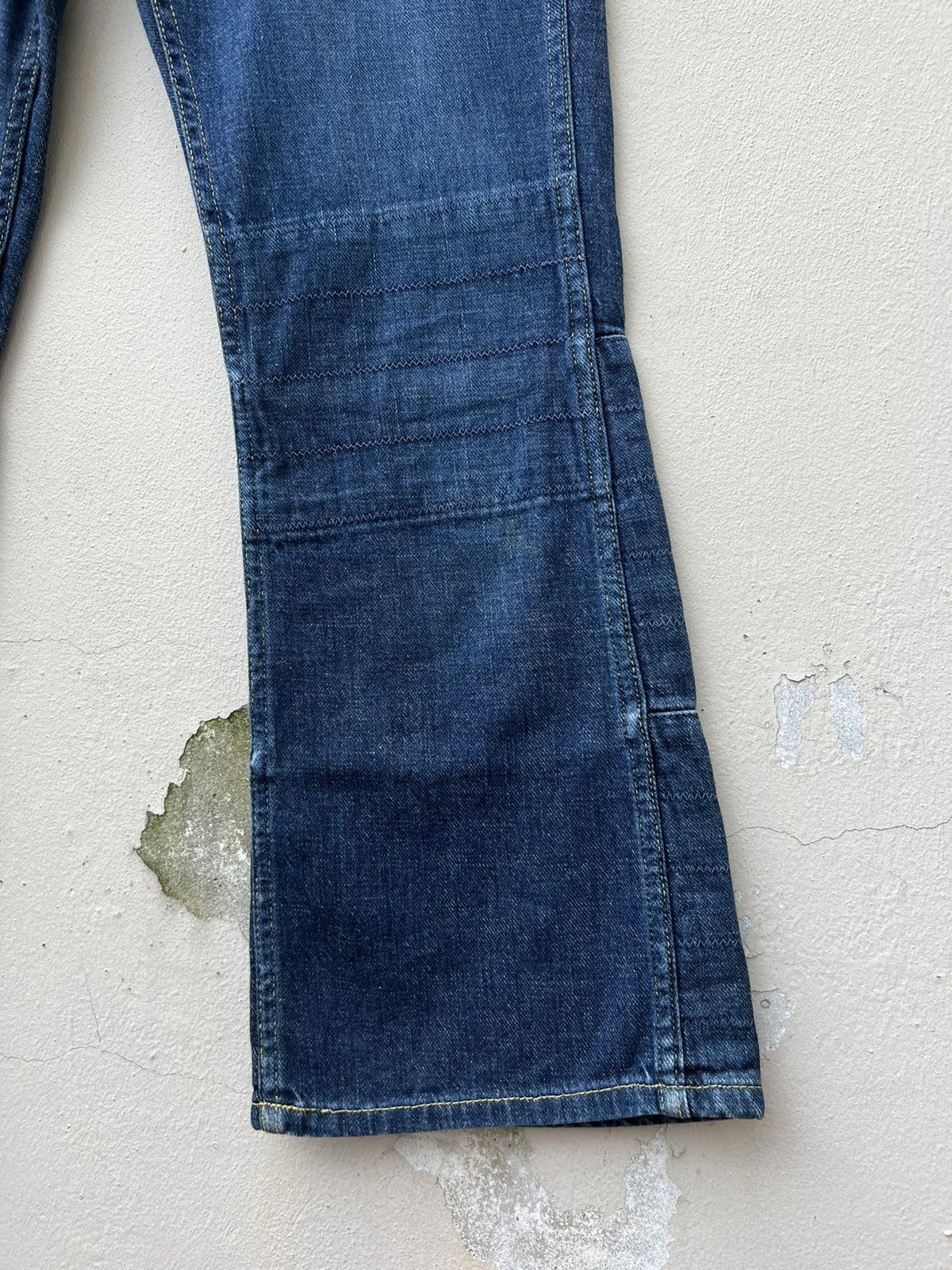 Hysteric Glamour Vintage HG Front Pockets Patchworks Legs Cropped Denim Size US 29 - 11 Thumbnail
