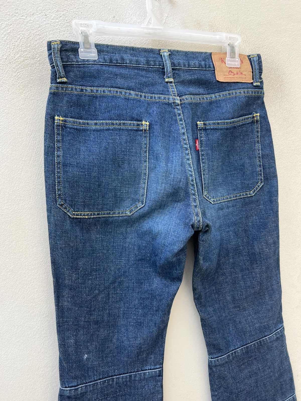 Hysteric Glamour Vintage HG Front Pockets Patchworks Legs Cropped Denim Size US 29 - 14 Thumbnail