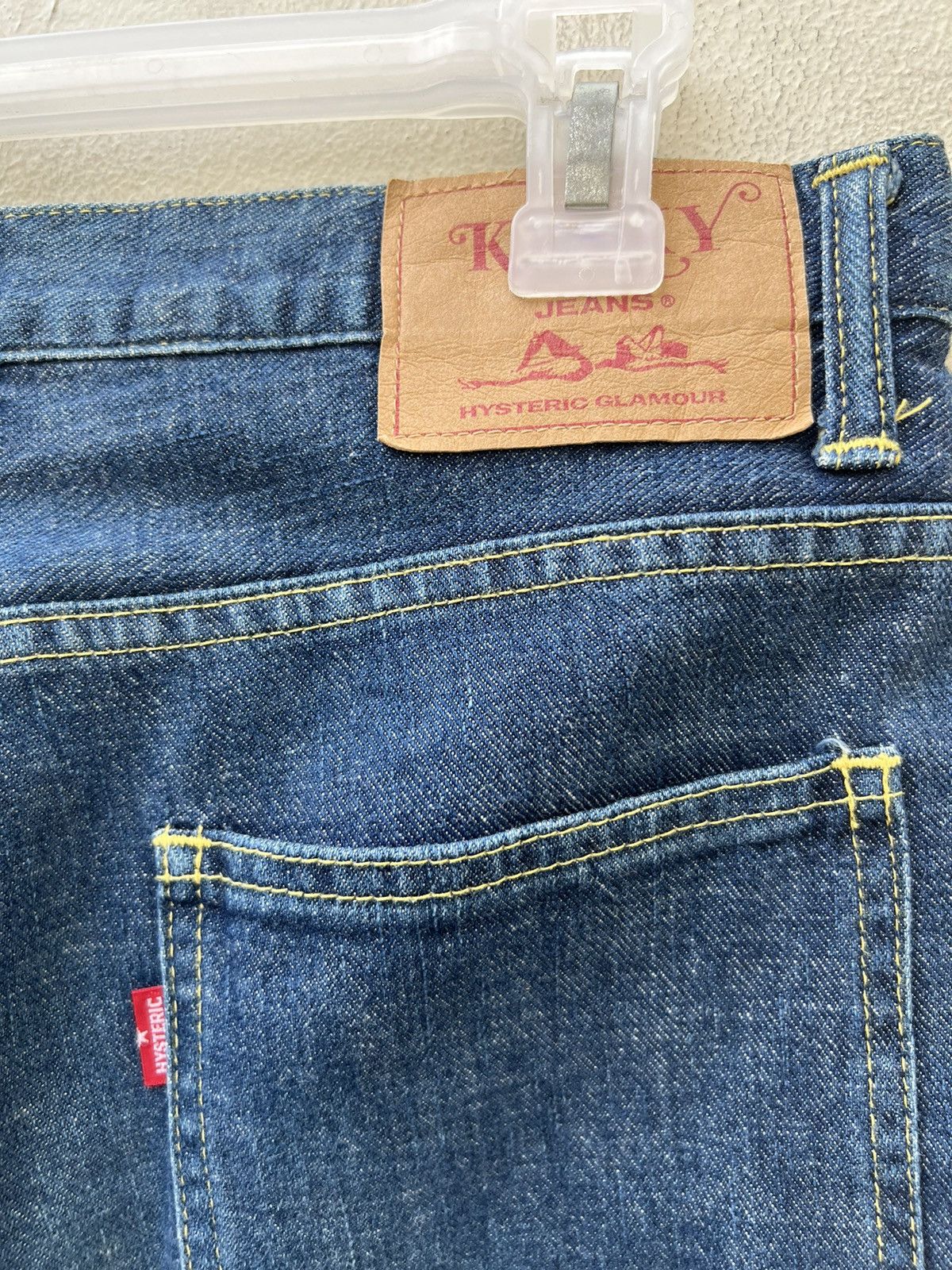 Hysteric Glamour Vintage HG Front Pockets Patchworks Legs Cropped Denim Size US 29 - 17 Thumbnail