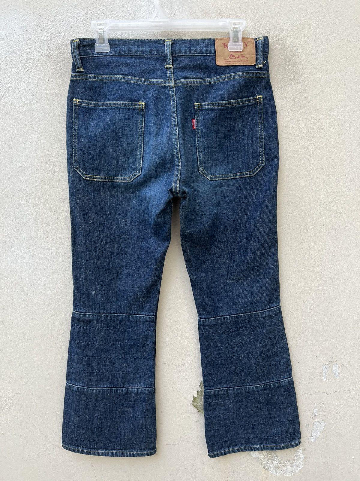 Hysteric Glamour Vintage HG Front Pockets Patchworks Legs Cropped Denim Size US 29 - 13 Thumbnail