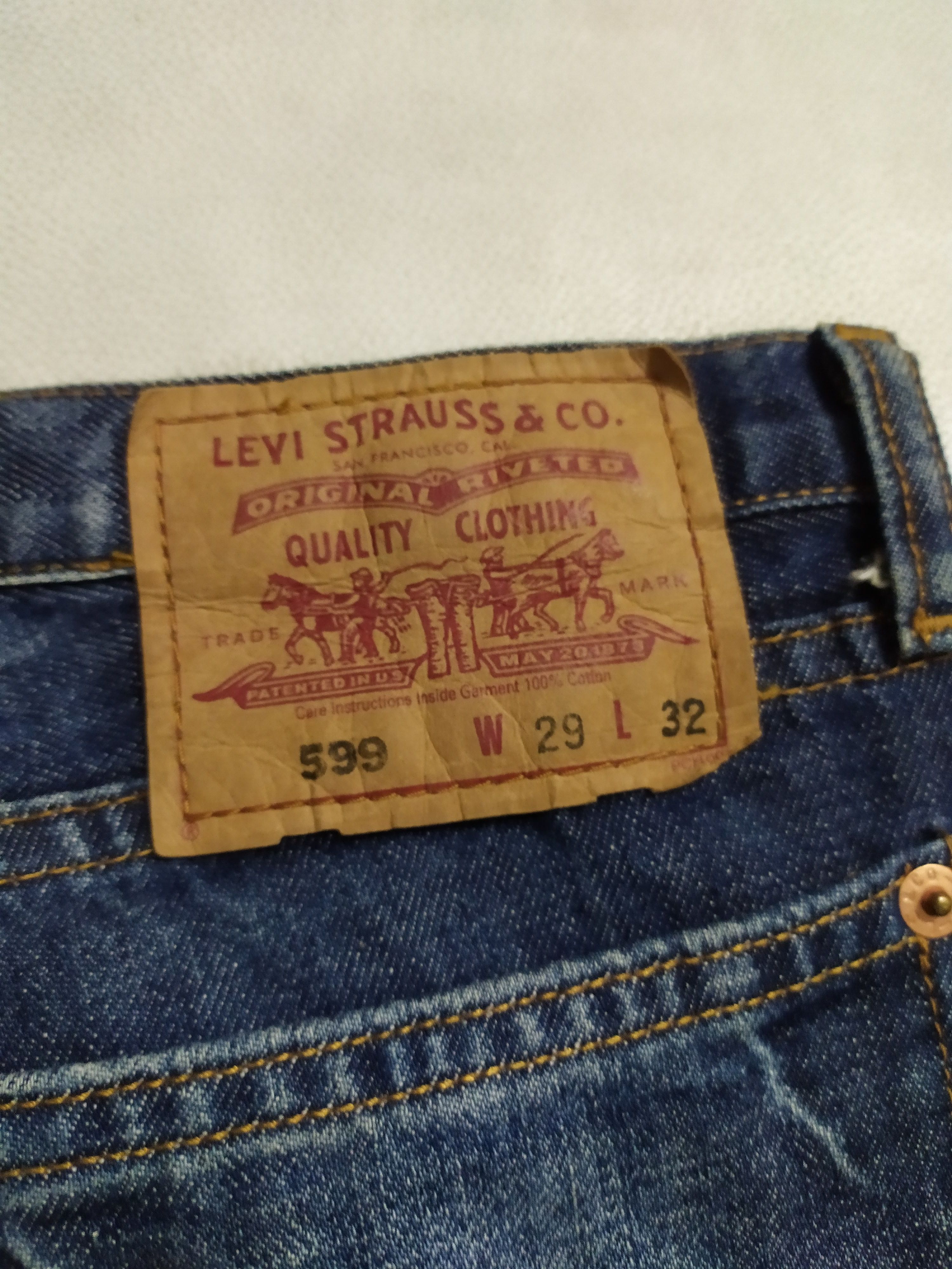 Levi's × Levi's Vintage Clothing × Vintage Levis Flared / Bootcut Denim Low Rise low rise Jeans Pants Size US 29 - 14 Thumbnail