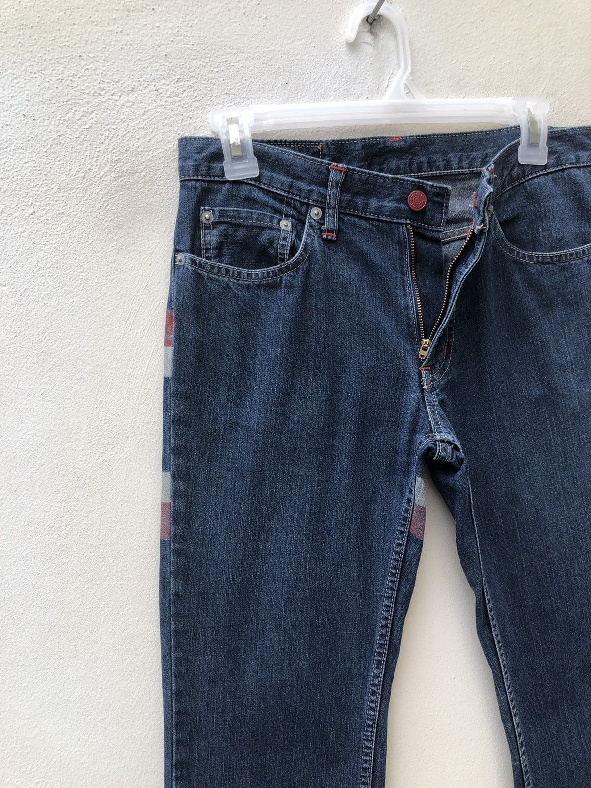 Hysteric Glamour Vintage Hysteric Glamour Border Striped Denim Flare Jeans Size US 29 - 5 Thumbnail