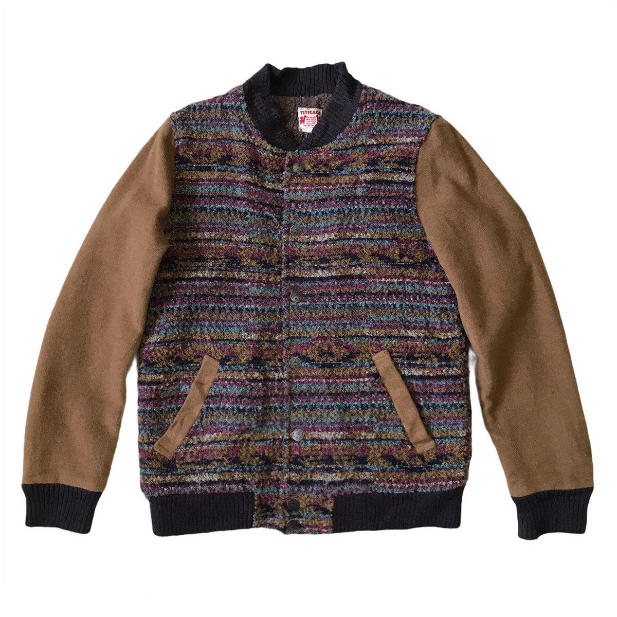 Japanese Brand Titicaca Pattern Part Color Jacket Size US M / EU 48-50 / 2 - 1 Thumbnail