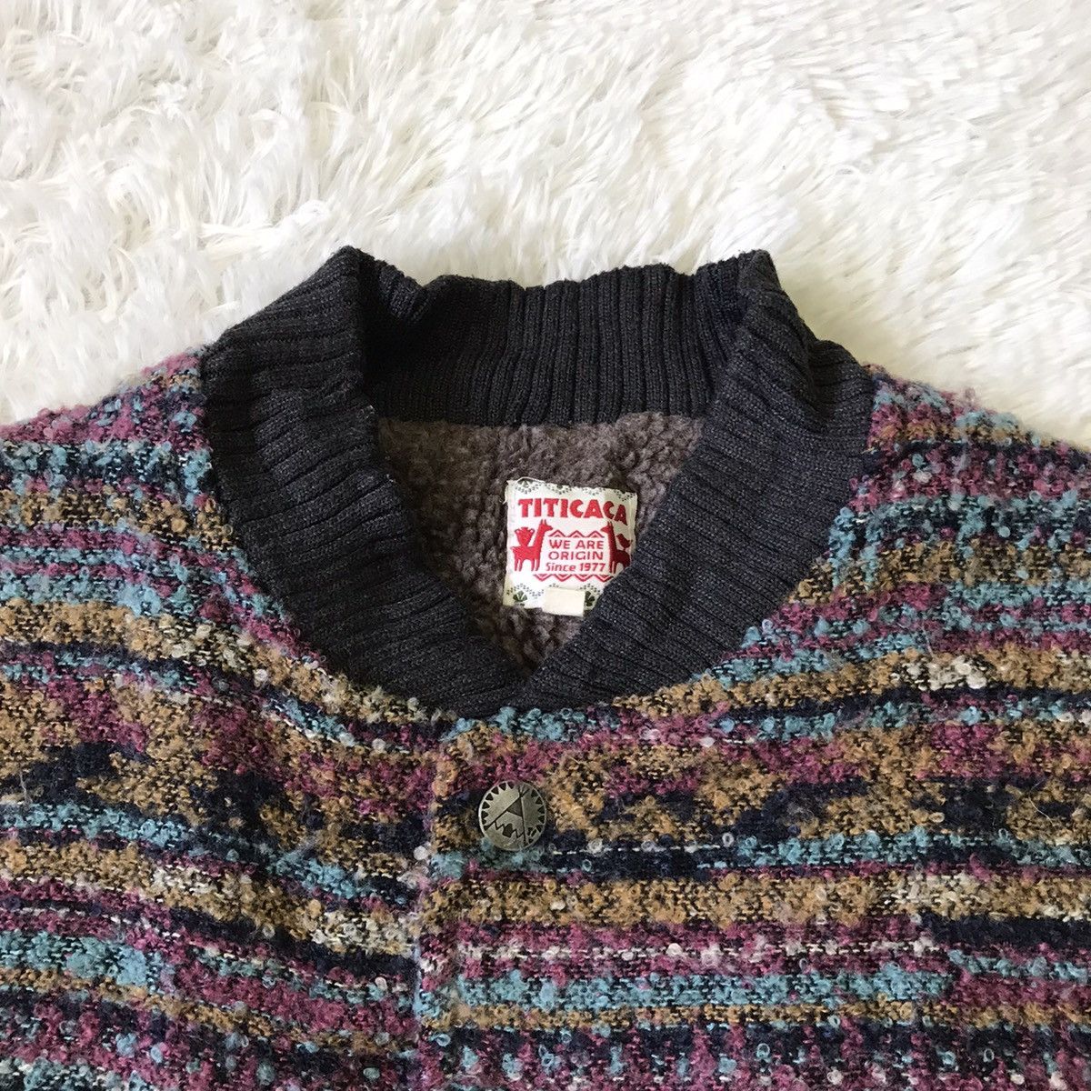 Japanese Brand Titicaca Pattern Part Color Jacket Size US M / EU 48-50 / 2 - 11 Thumbnail