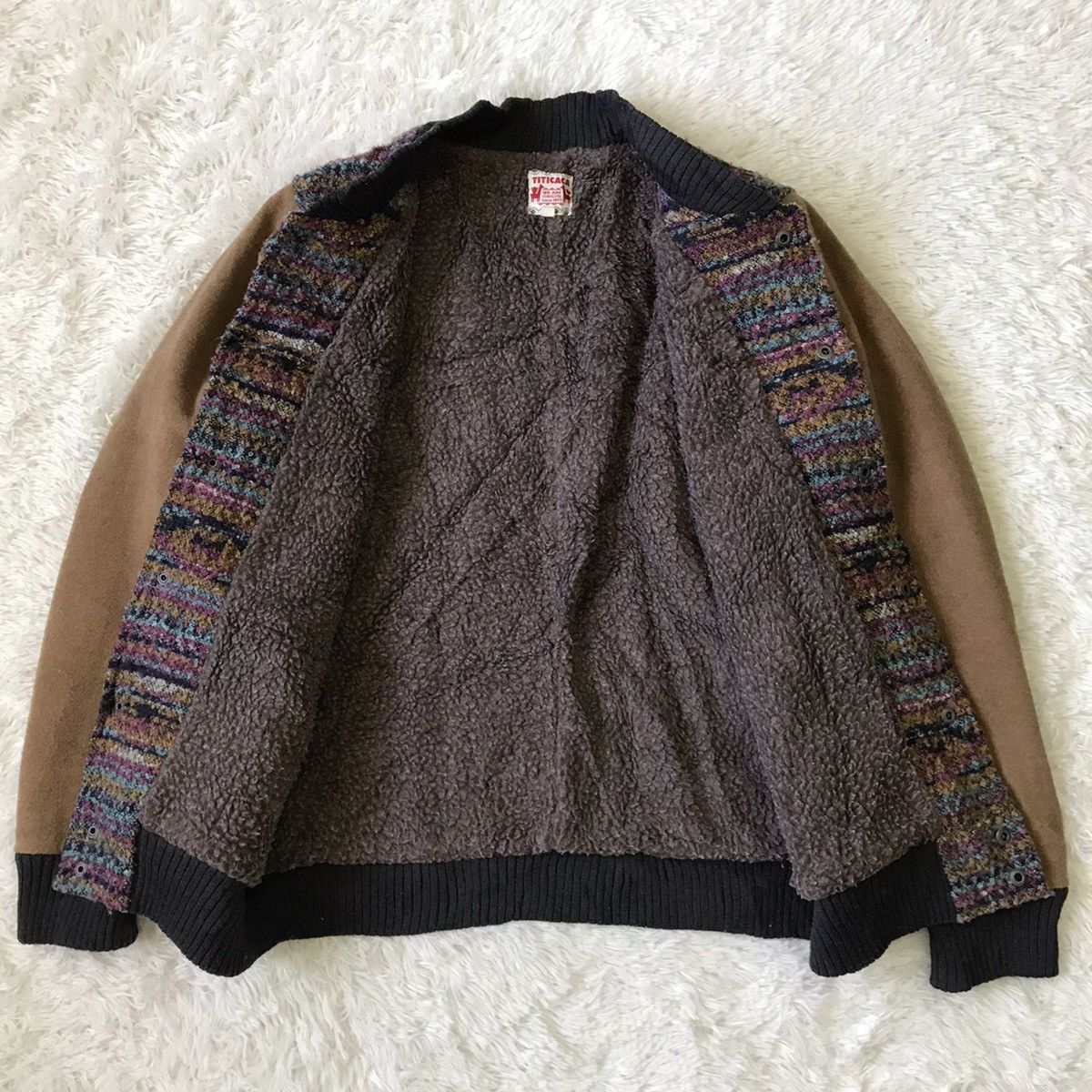 Japanese Brand Titicaca Pattern Part Color Jacket Size US M / EU 48-50 / 2 - 14 Thumbnail