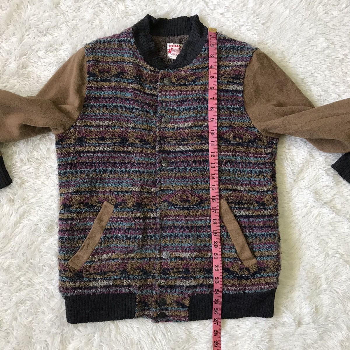 Japanese Brand Titicaca Pattern Part Color Jacket Size US M / EU 48-50 / 2 - 19 Thumbnail
