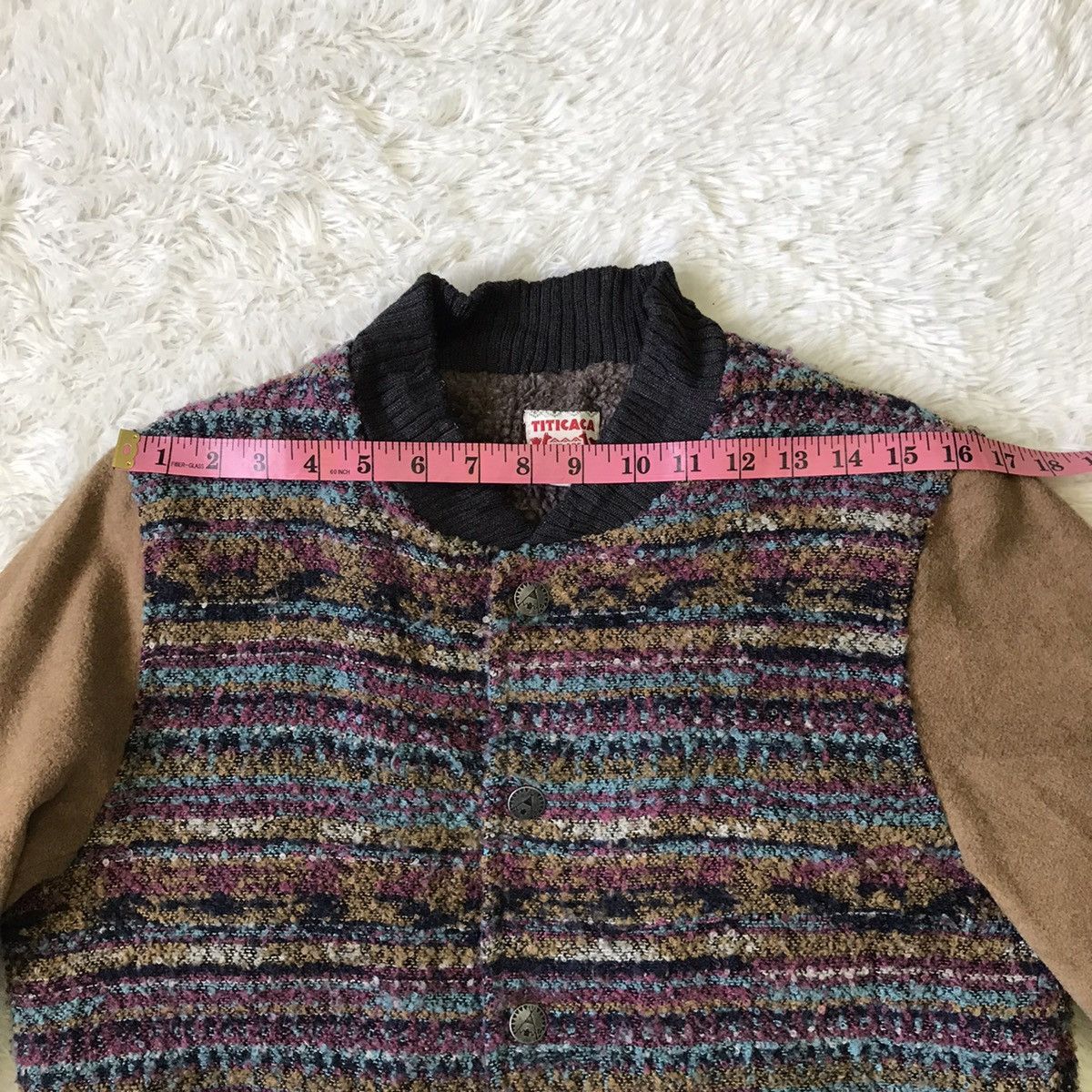 Japanese Brand Titicaca Pattern Part Color Jacket Size US M / EU 48-50 / 2 - 20 Thumbnail