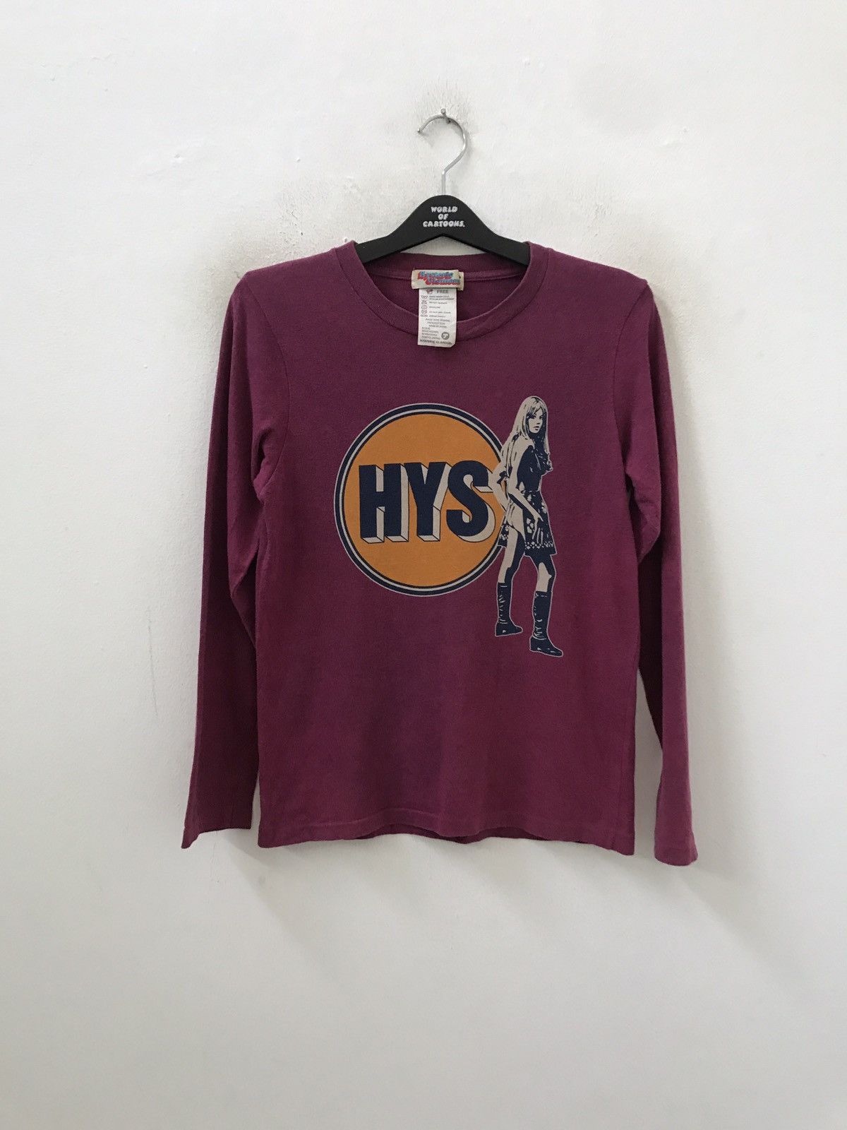 Hysteric Glamour Vintage Hysteric Glamour Made in Japan Long Sleeve t shirt Size US S / EU 44-46 / 1 - 1 Thumbnail