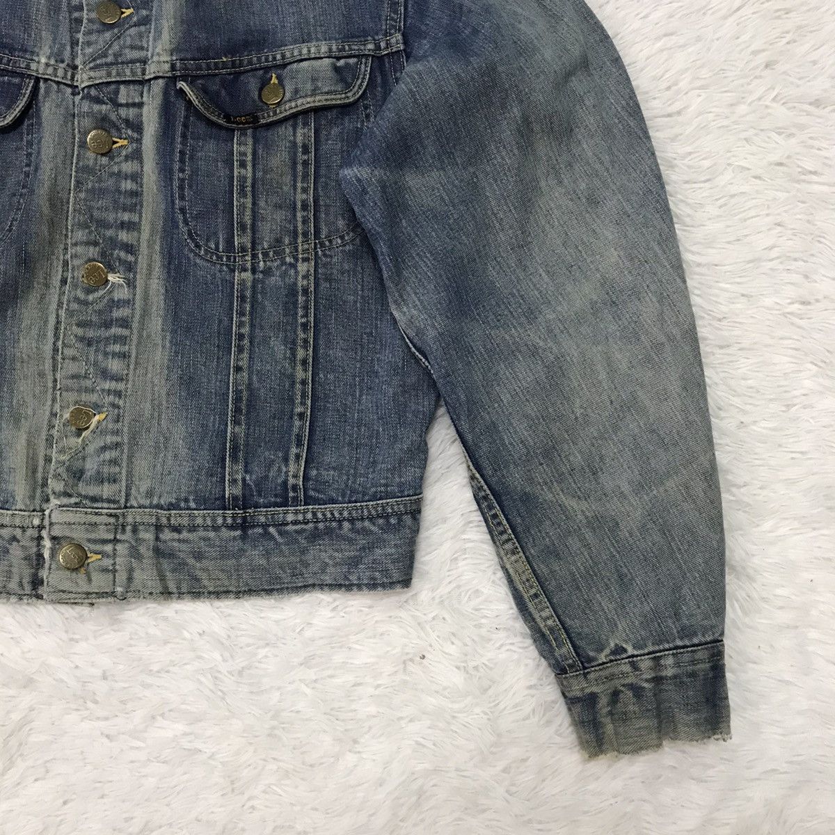 Lee Vintage 70s Lee Denim Trucker Jacket Union Made in Usa Size US M / EU 48-50 / 2 - 4 Thumbnail