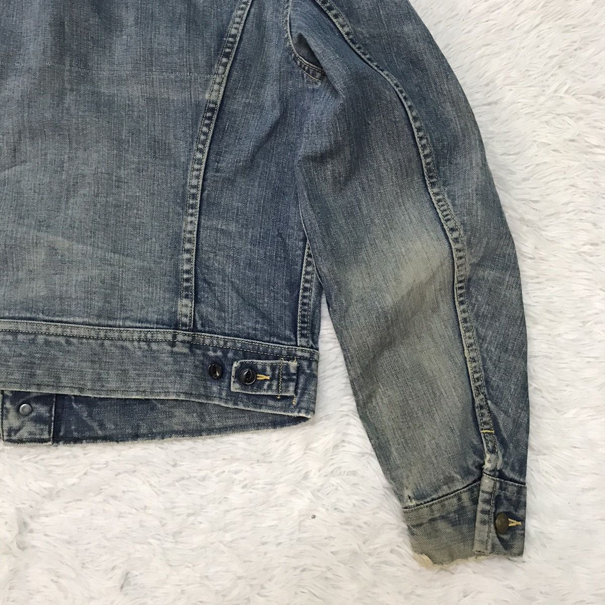 Lee Vintage 70s Lee Denim Trucker Jacket Union Made in Usa Size US M / EU 48-50 / 2 - 12 Thumbnail