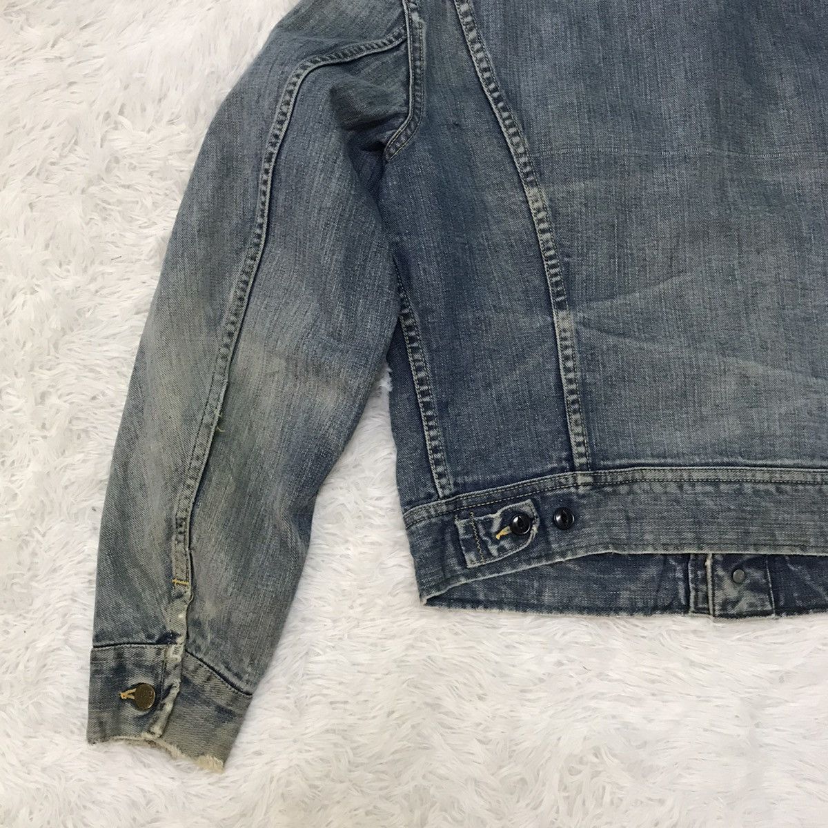 Lee Vintage 70s Lee Denim Trucker Jacket Union Made in Usa Size US M / EU 48-50 / 2 - 11 Thumbnail