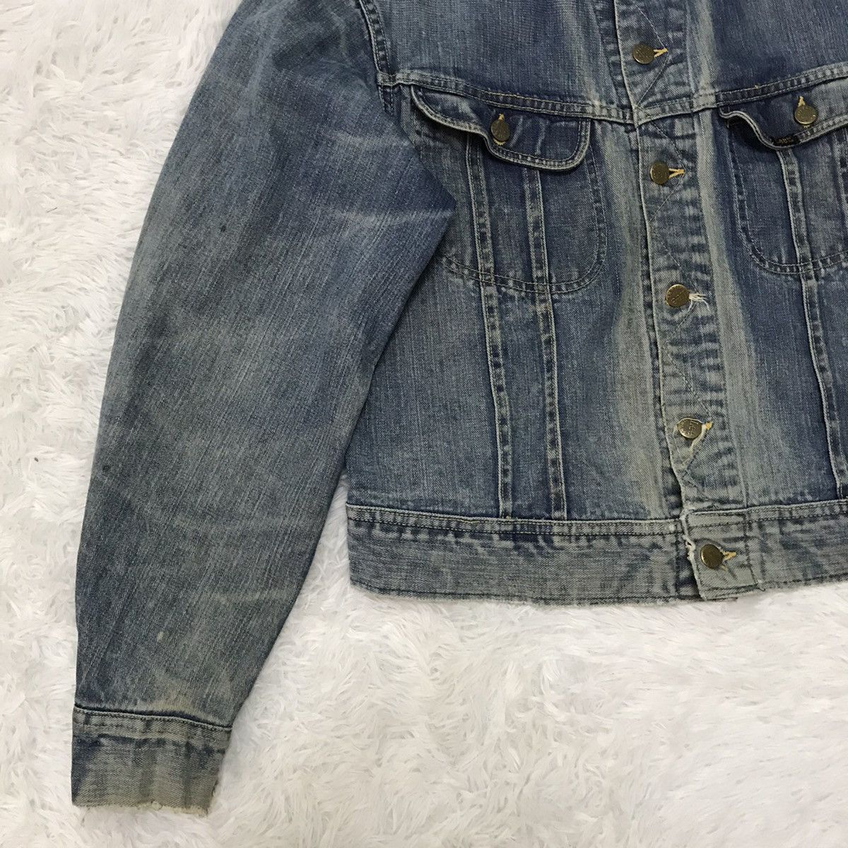 Lee Vintage 70s Lee Denim Trucker Jacket Union Made in Usa Size US M / EU 48-50 / 2 - 3 Thumbnail
